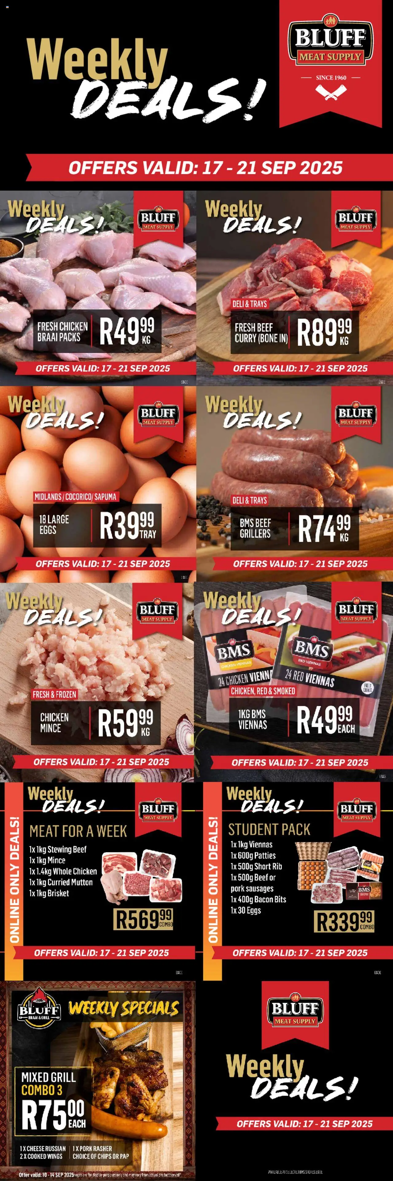 New Bluff Meat Supply catalogue – valid from 17.09.2025 | Page: 1