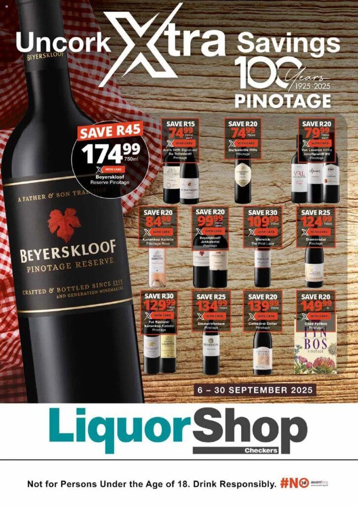 Checkers - LiquorShop September Wine Promotion (06/09/2025 - 30/09/2025) → Online Catalogue 9 Checkers – LiquorShop September Wine Promotion (06/09/2025 – 30/09/2025) → Online Catalogue