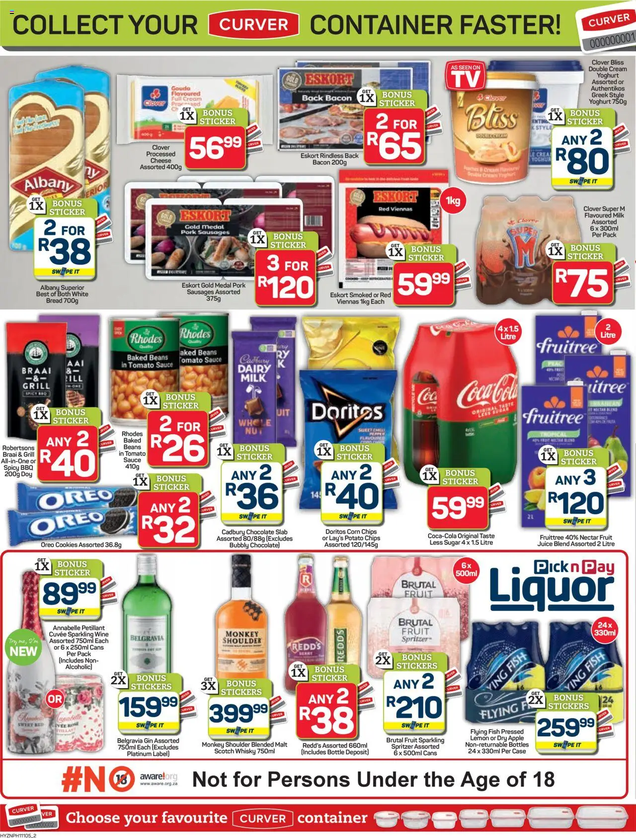 New Pick n Pay catalogue – valid from 08.09.2025 | Page: 2 | Products: Case, Bread, Fish, Sauce