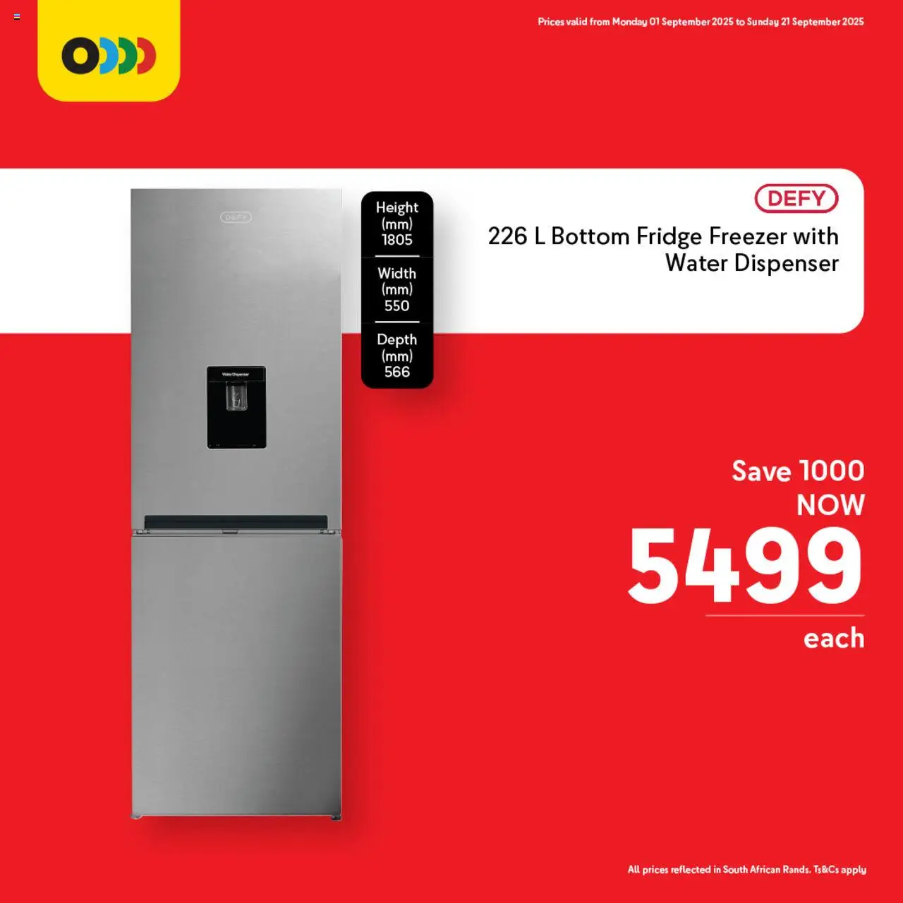 New Makro catalogue – valid from 01.09.2025 | Page: 1 | Products: Freezer, Fridge, Water