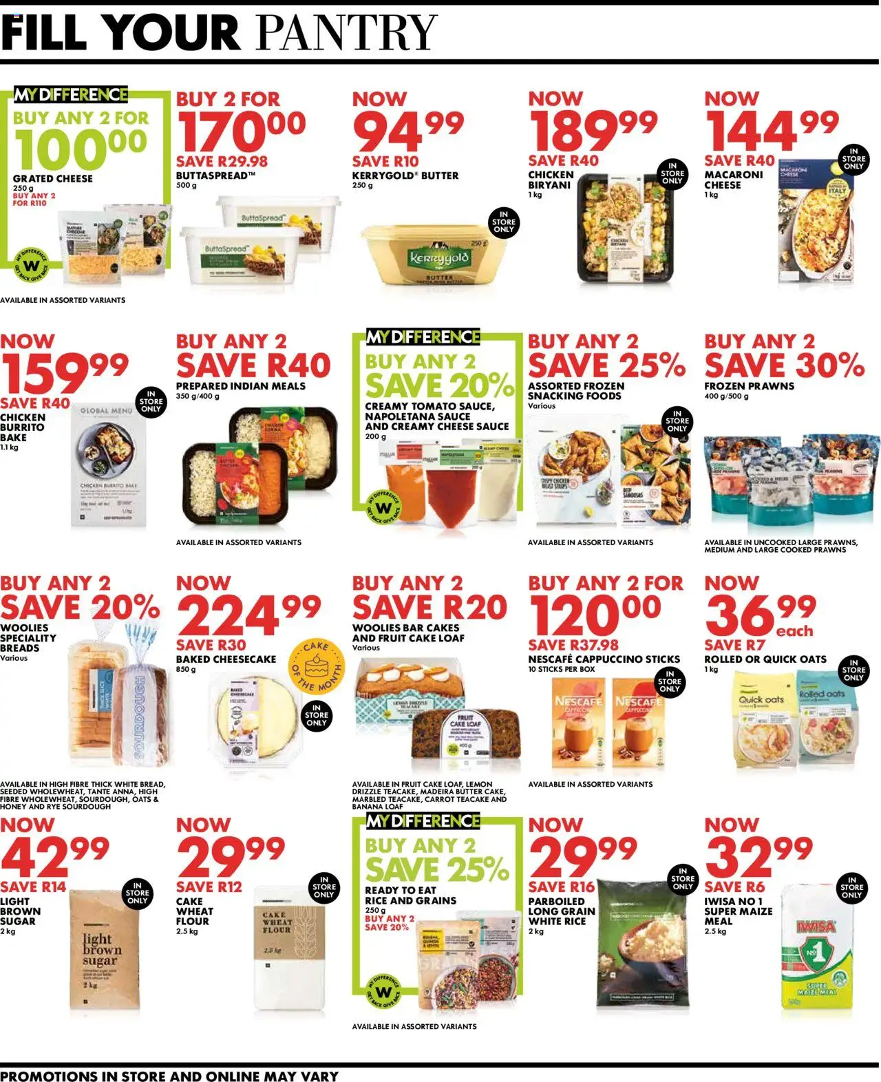 New Woolworths catalogue – valid from 08.09.2025 | Page: 4 | Products: Cake, Chicken, Fruit, Lemon