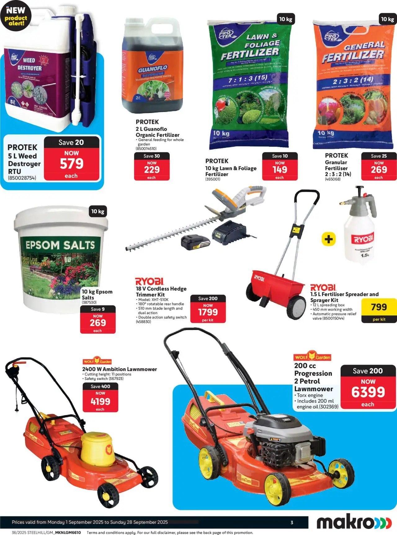 New Makro catalogue – valid from 01.09.2025 | Page: 3 | Products: Box, Oil, Switch, Valve