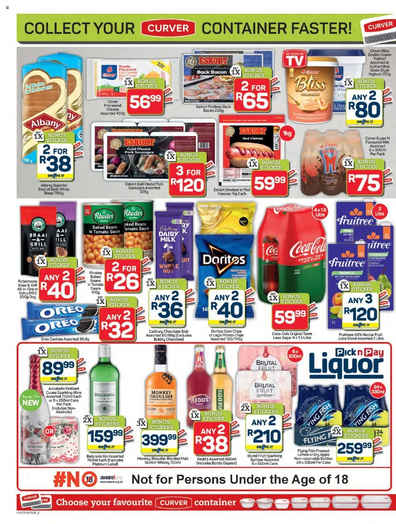 New Pick n Pay catalogue – valid from 08.09.2025 | Page: 2 | Products: Baked beans, Lock, Pork, Bacon