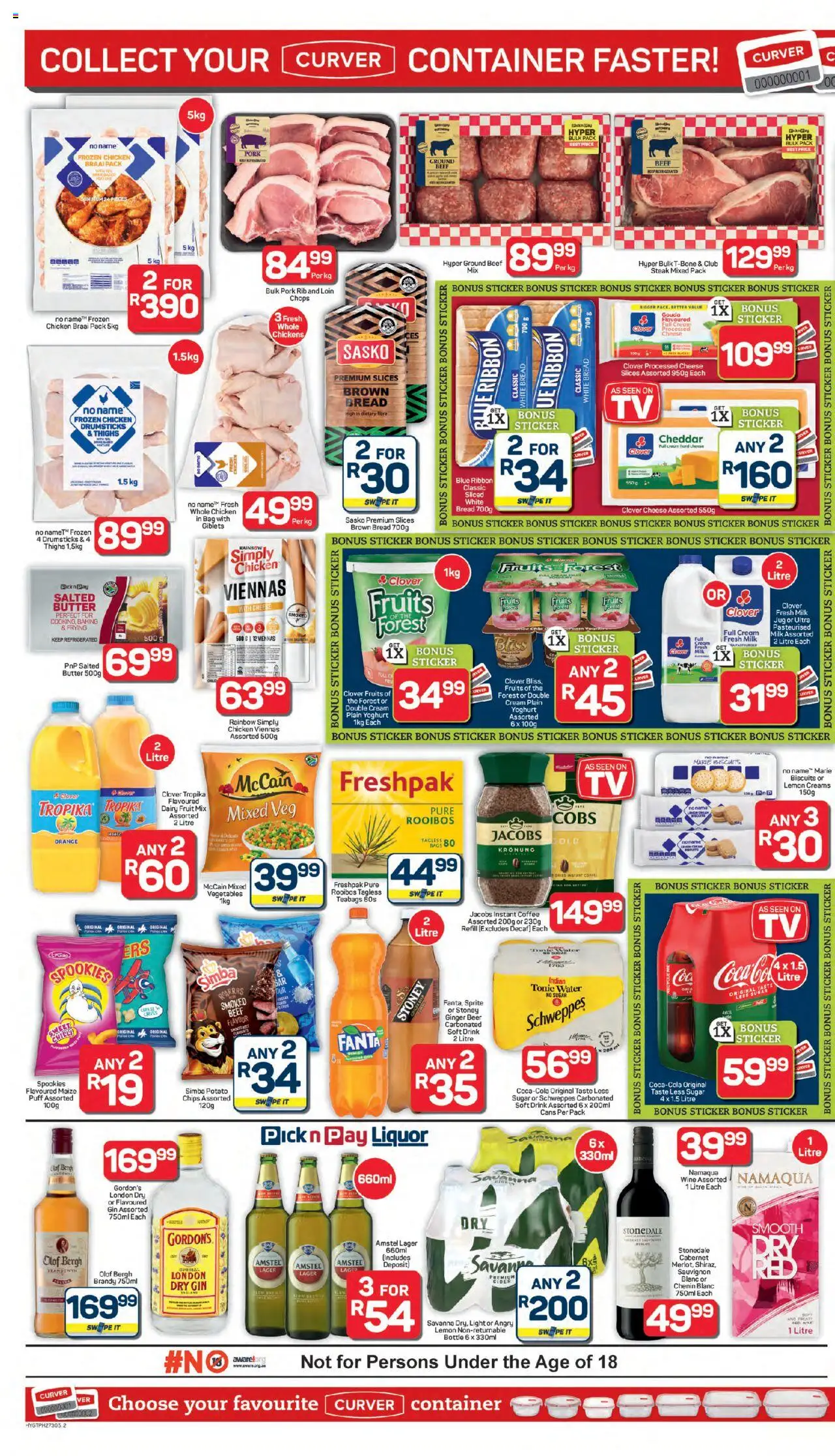 New Pick n Pay catalogue – valid from 08.09.2025 | Page: 2 | Products: Milk, Butter, Chicken, Vegetables