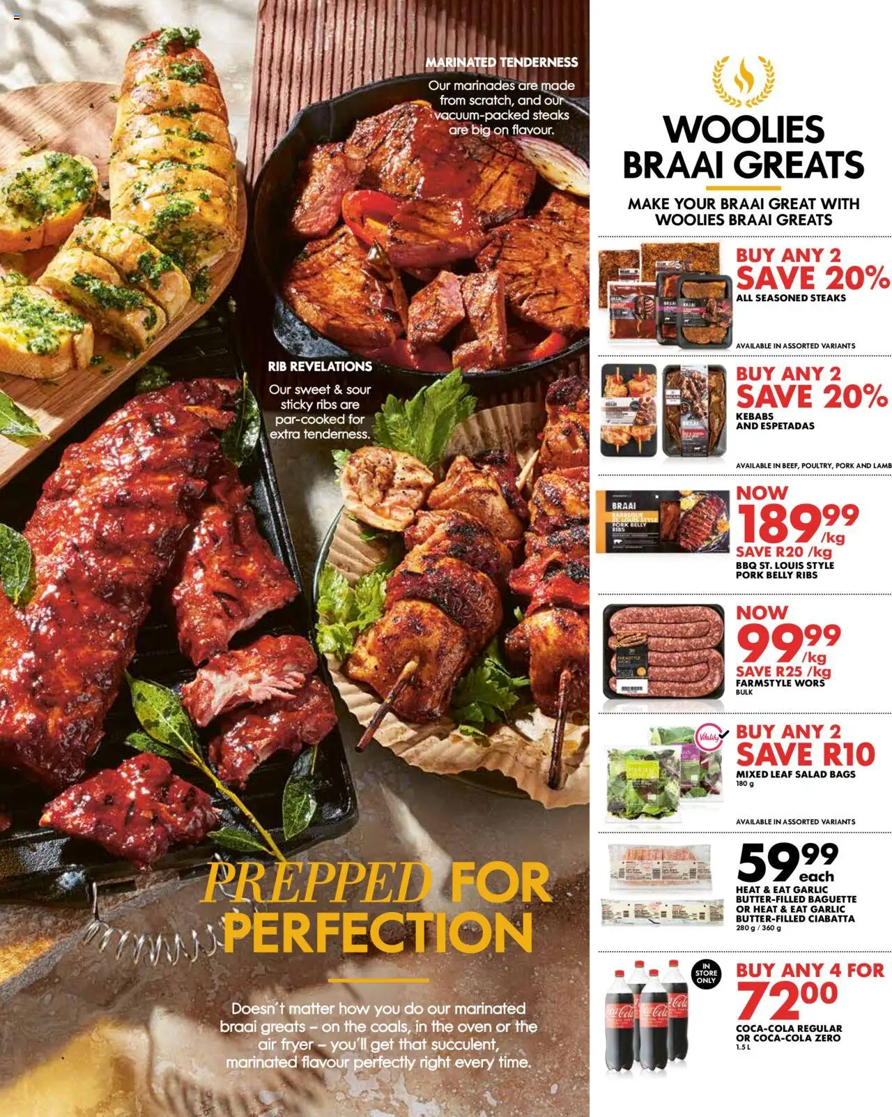 New Woolworths catalogue – valid from 08.09.2025 | Page: 3 | Products: Ribs, Air fryer, Pork, Salad