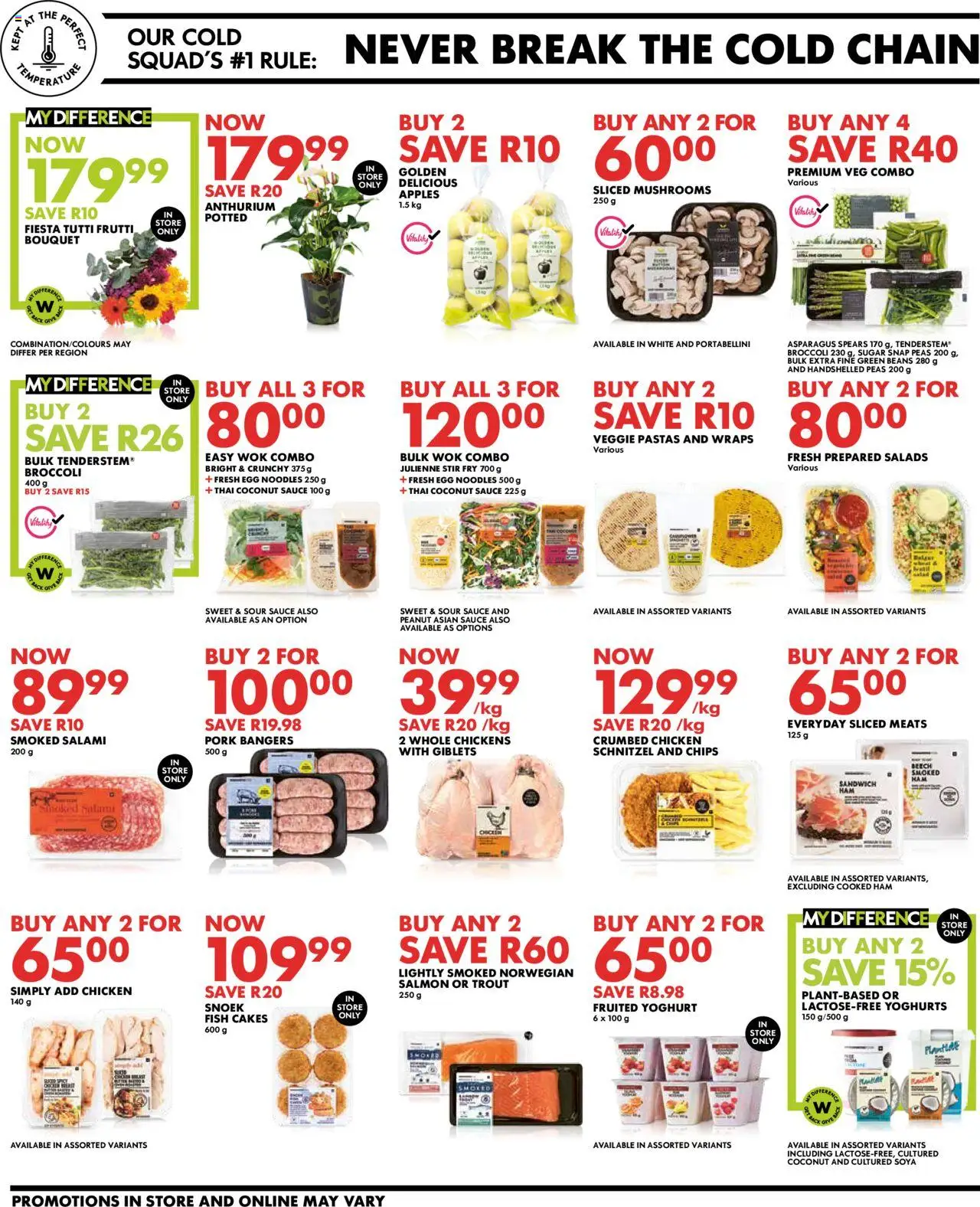 New Woolworths catalogue – valid from 08.09.2025 | Page: 2 | Products: Chicken, Apples, Salad, Sugar