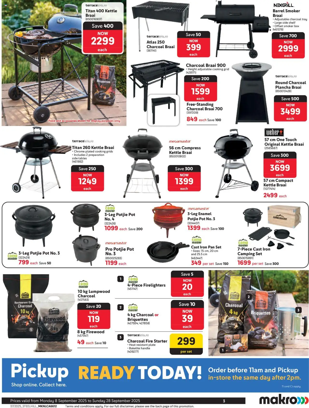 New Makro catalogue – valid from 08.09.2025 | Page: 3 | Products: Plate, Kettle, Iron, Box