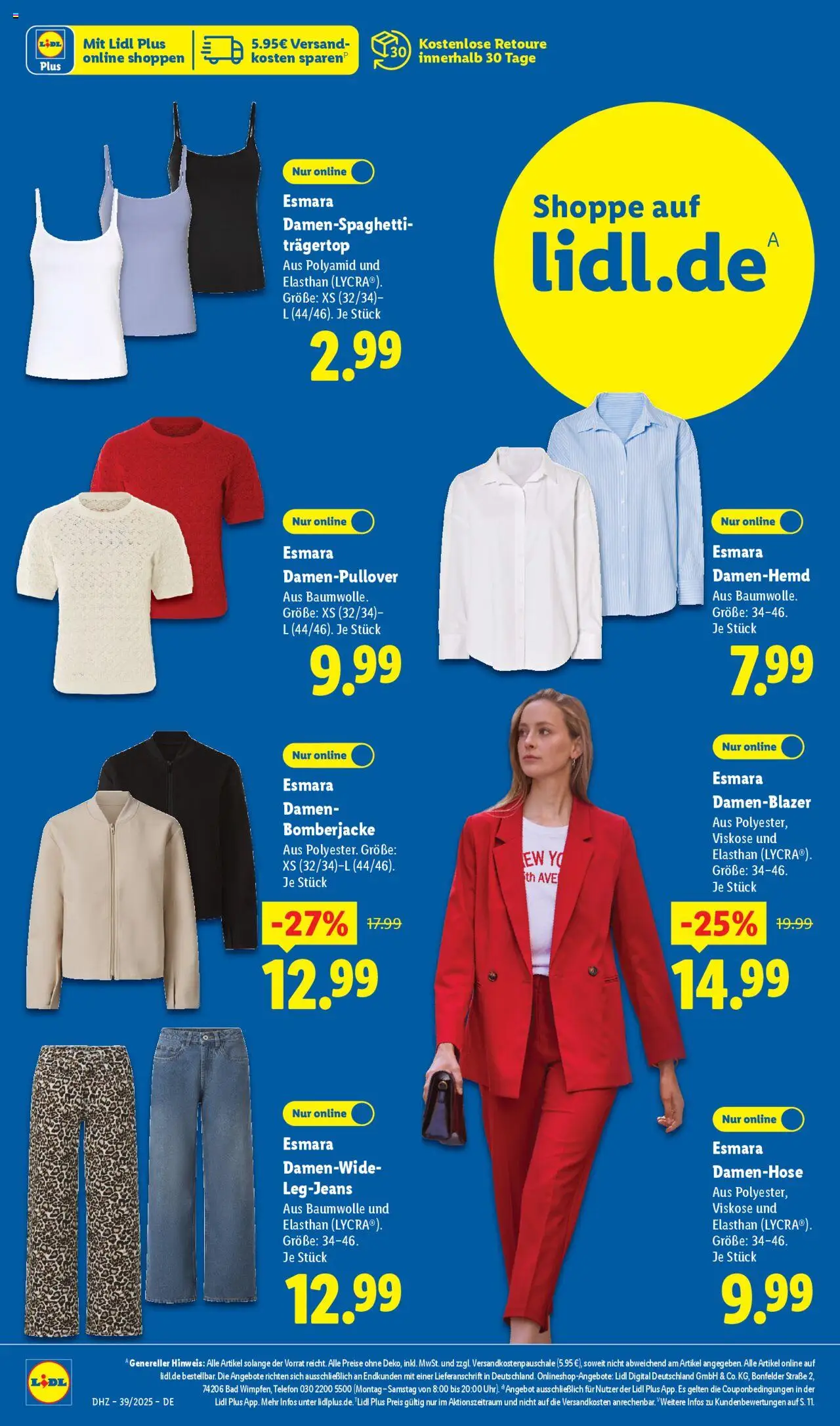 Lidl Prospekt Uffenheim – gültig ab 22.09.2025 | Seite: 30 | Produkte: Bomberjacke, Bad, Telefon