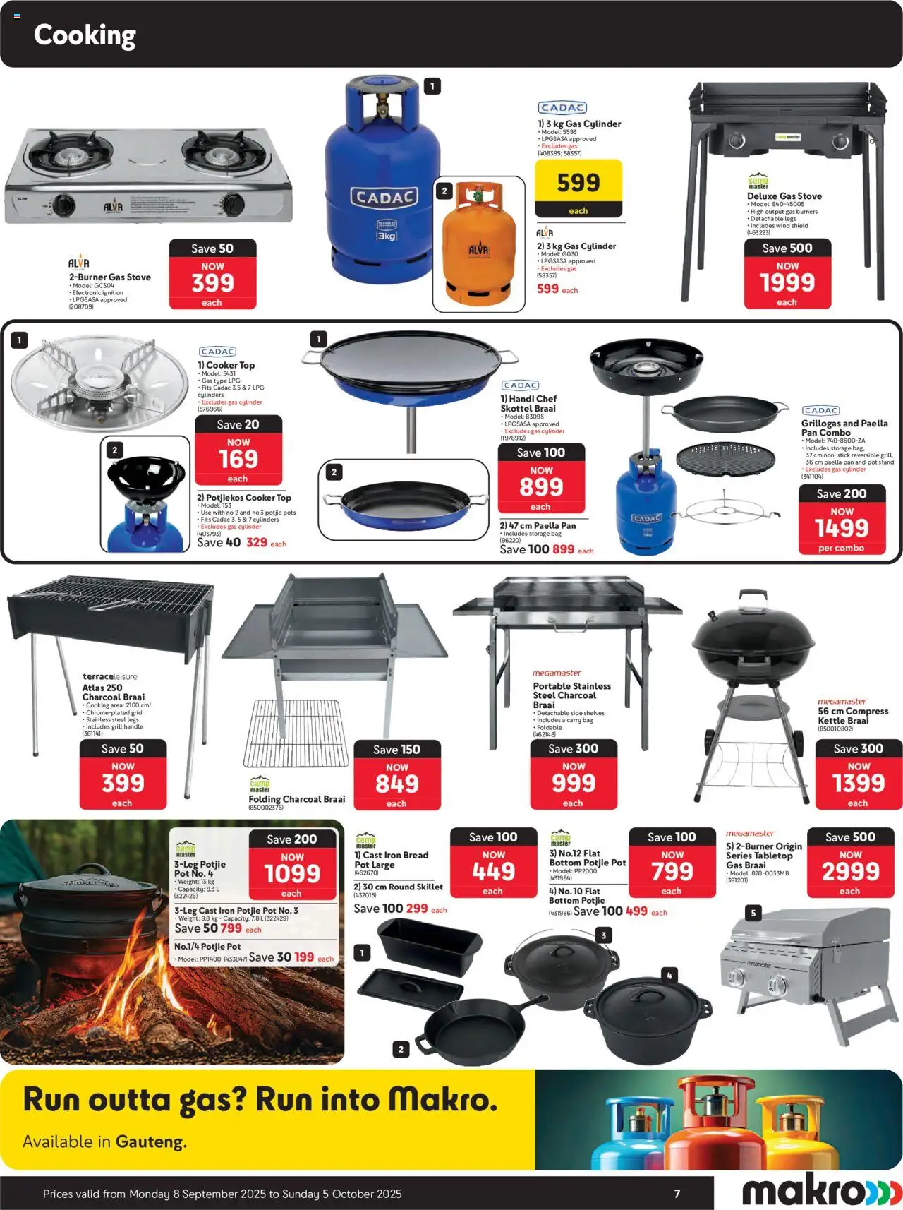 New Makro catalogue – valid from 08.09.2025 | Page: 7 | Products: Bag, Kettle, Cooker, Bread