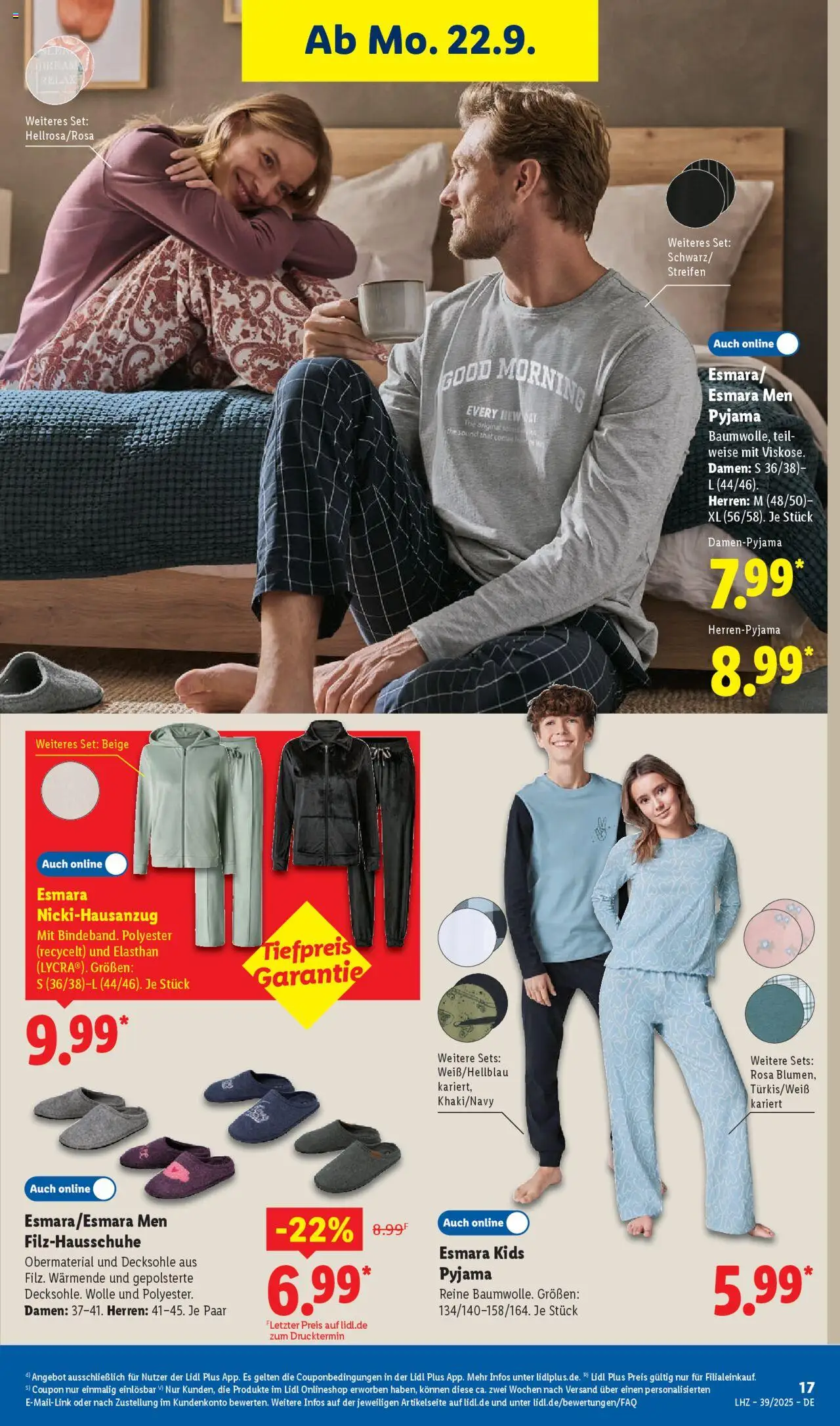Lidl Prospekt München – gültig ab 22.09.2025 | Seite: 25 | Produkte: Pyjama