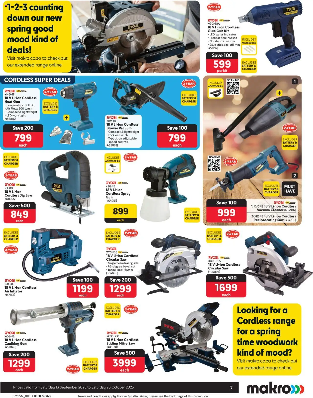 New Makro catalogue – valid from 13.09.2025 | Page: 7 | Products: Vacuum cleaner, Lock, Light, Switch