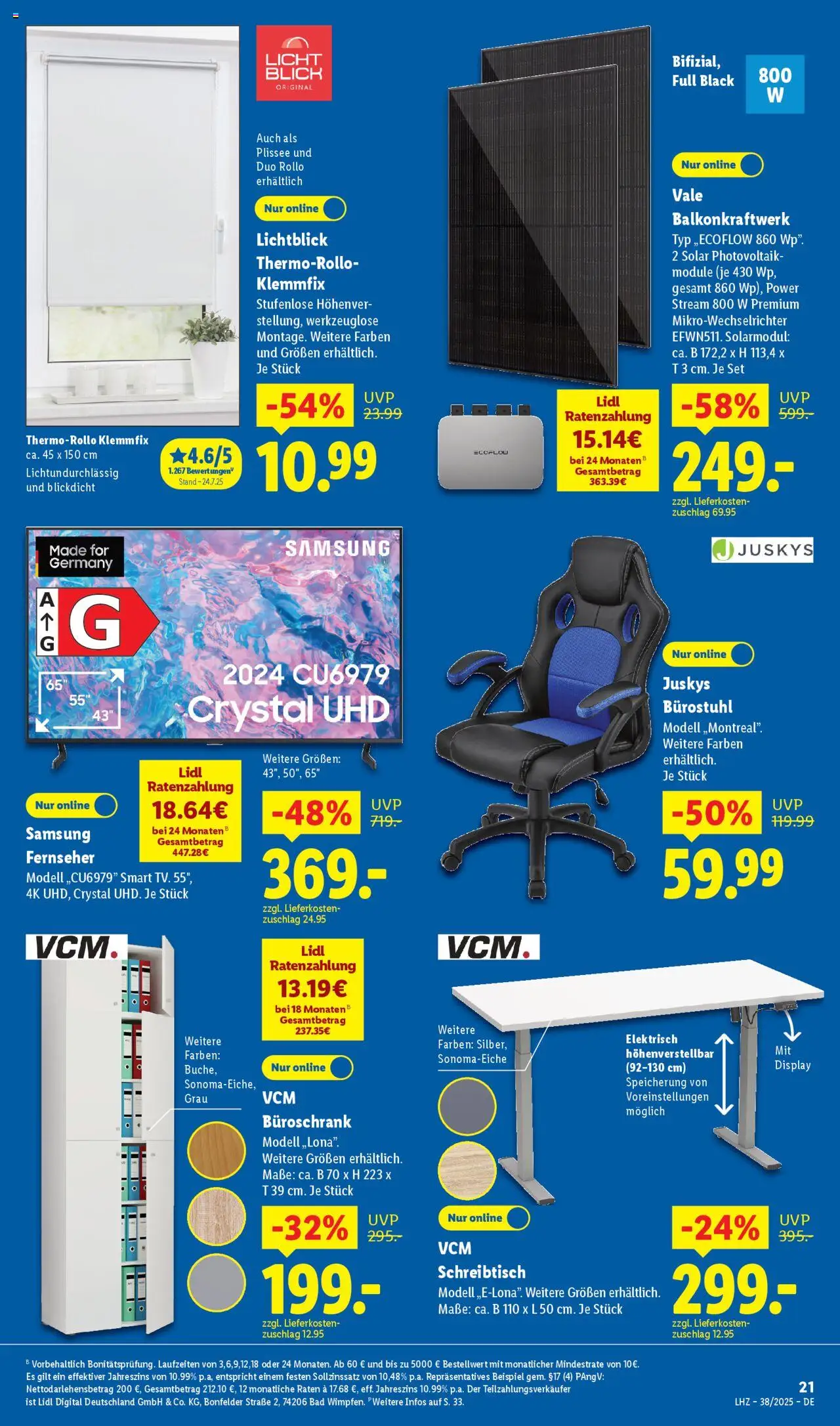 Lidl Prospekt Uffenheim	 – gültig ab 15.09.2025 | Seite: 13 | Produkte: Bad, Samsung, Fernseher