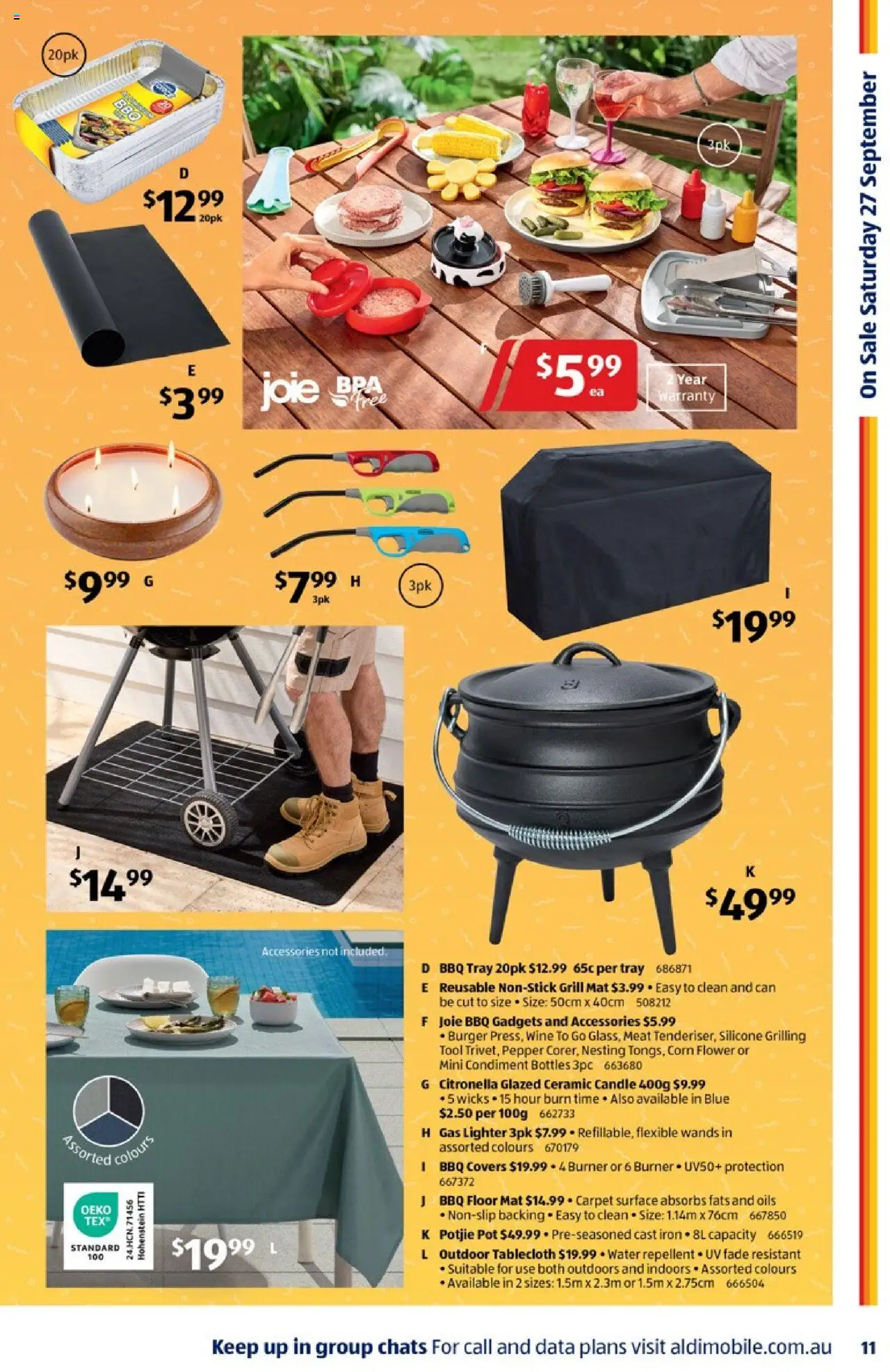 Aldi catalogue - valid from 24.09.2025 | Page: 11 | Products: Pot, Wine, Meat, Grill