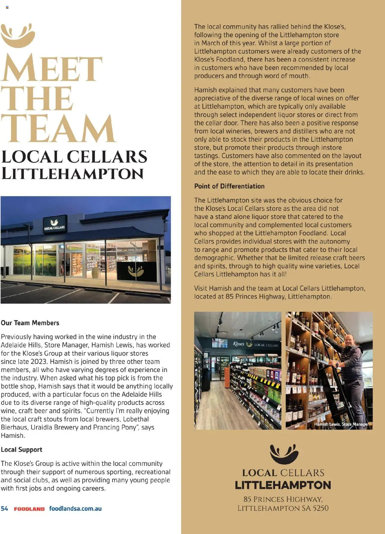 Foodland catalogue - valid from 01.09.2025 | Page: 54 | Products: Wine, Beer