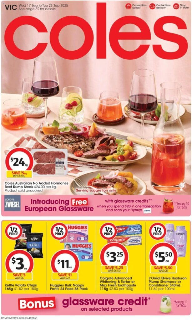 Coles catalogue starting wed 17 September Online Australia