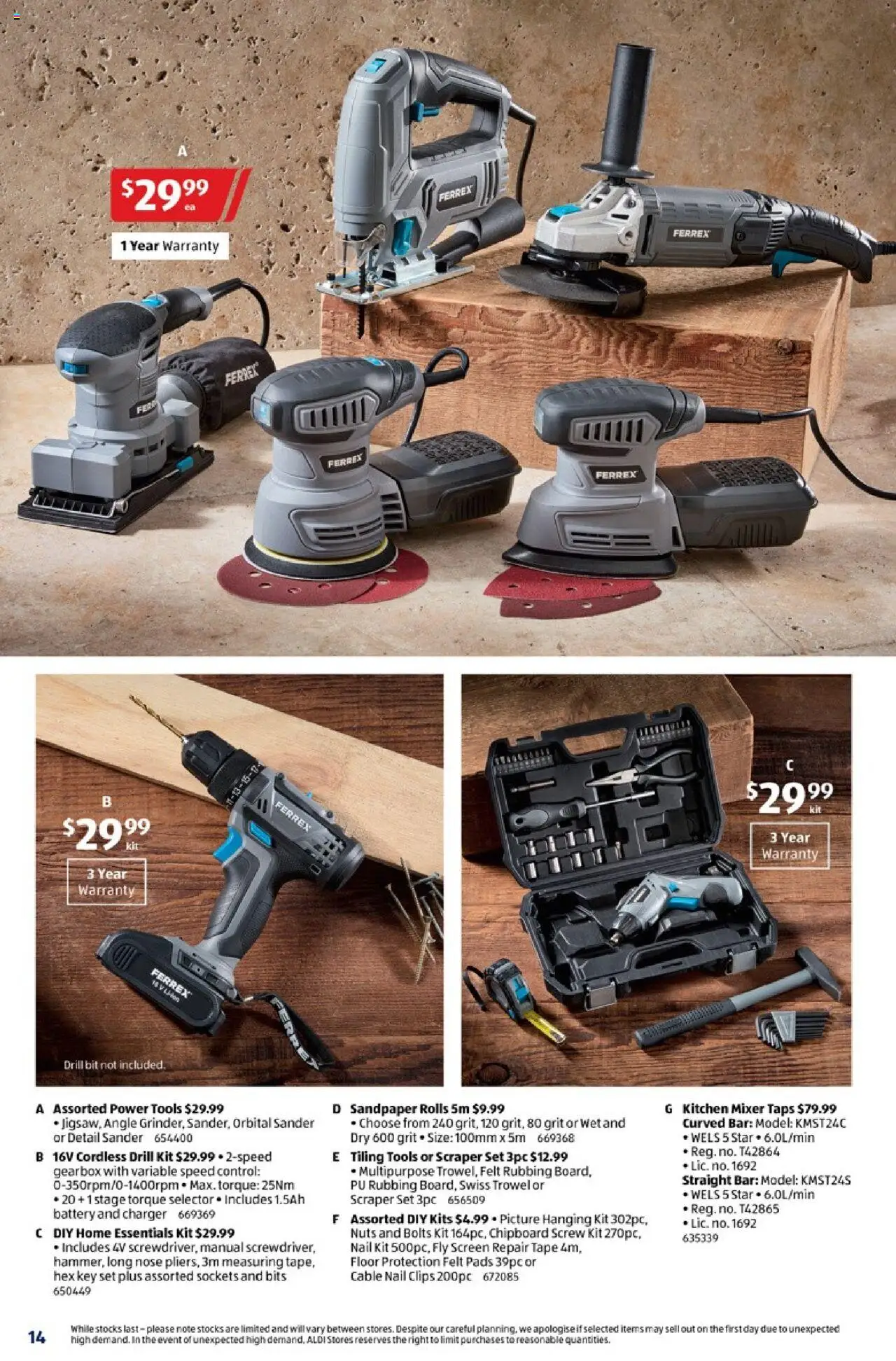 Aldi catalogue - valid from 17.09.2025 | Page: 14 | Products: Clips, Tools, Mixer, Screen