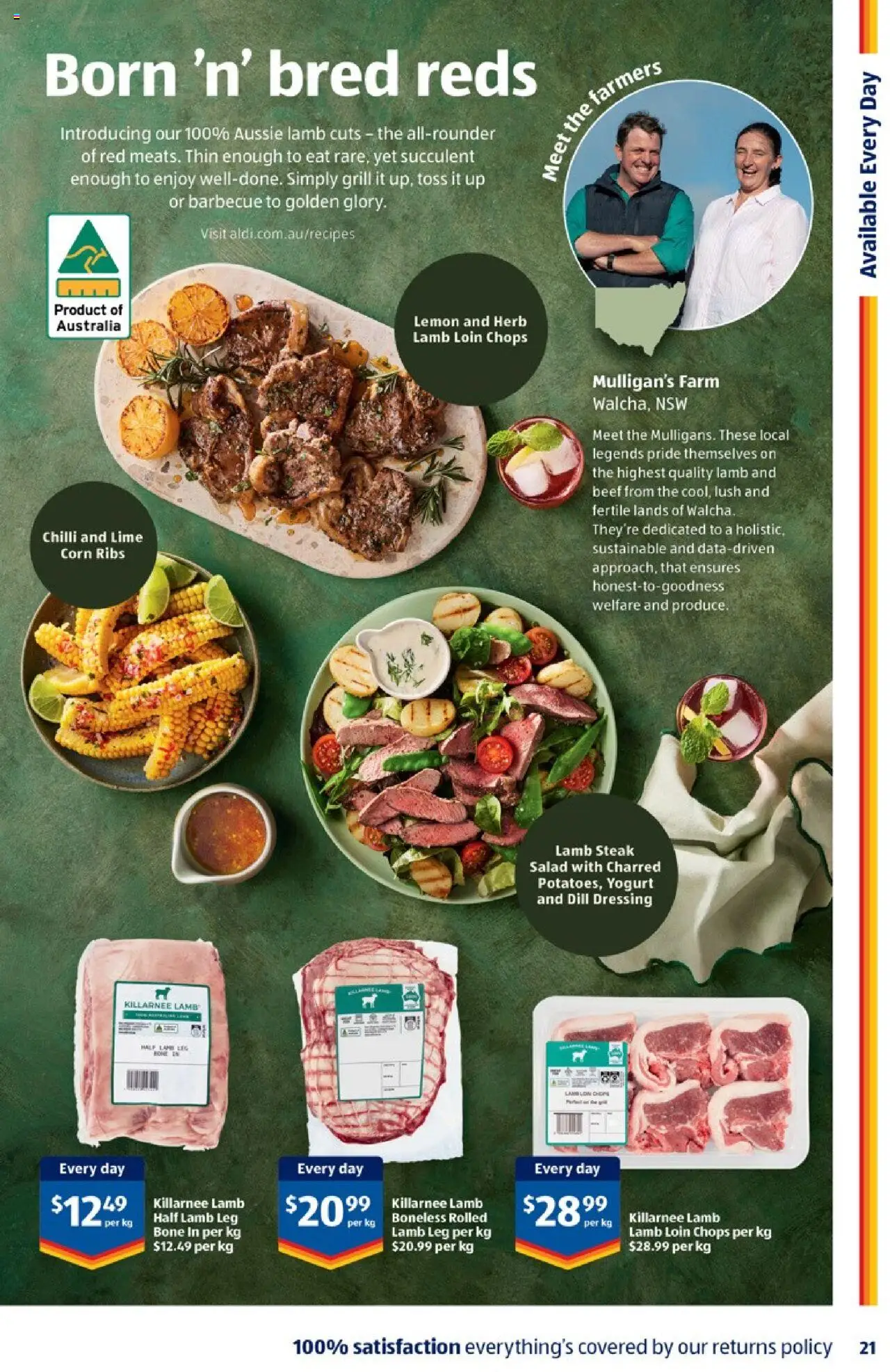 Aldi catalogue - valid from 17.09.2025 | Page: 21 | Products: Lamb, Steak, Sustainable, Dill