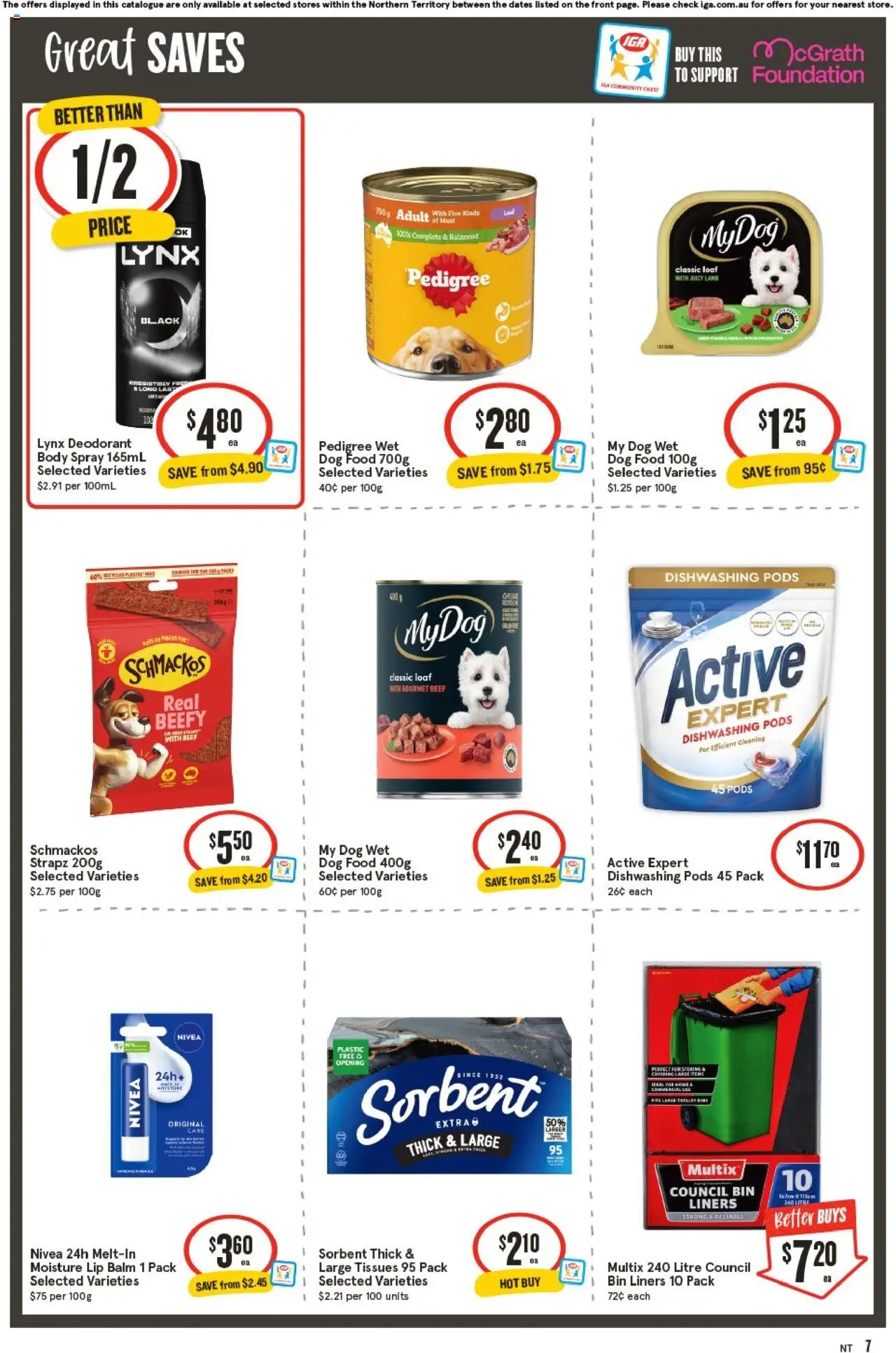 IGA catalogue - valid from 17.09.2025 | Page: 7 | Products: Lamb, Beef, Deodorant, Trolley