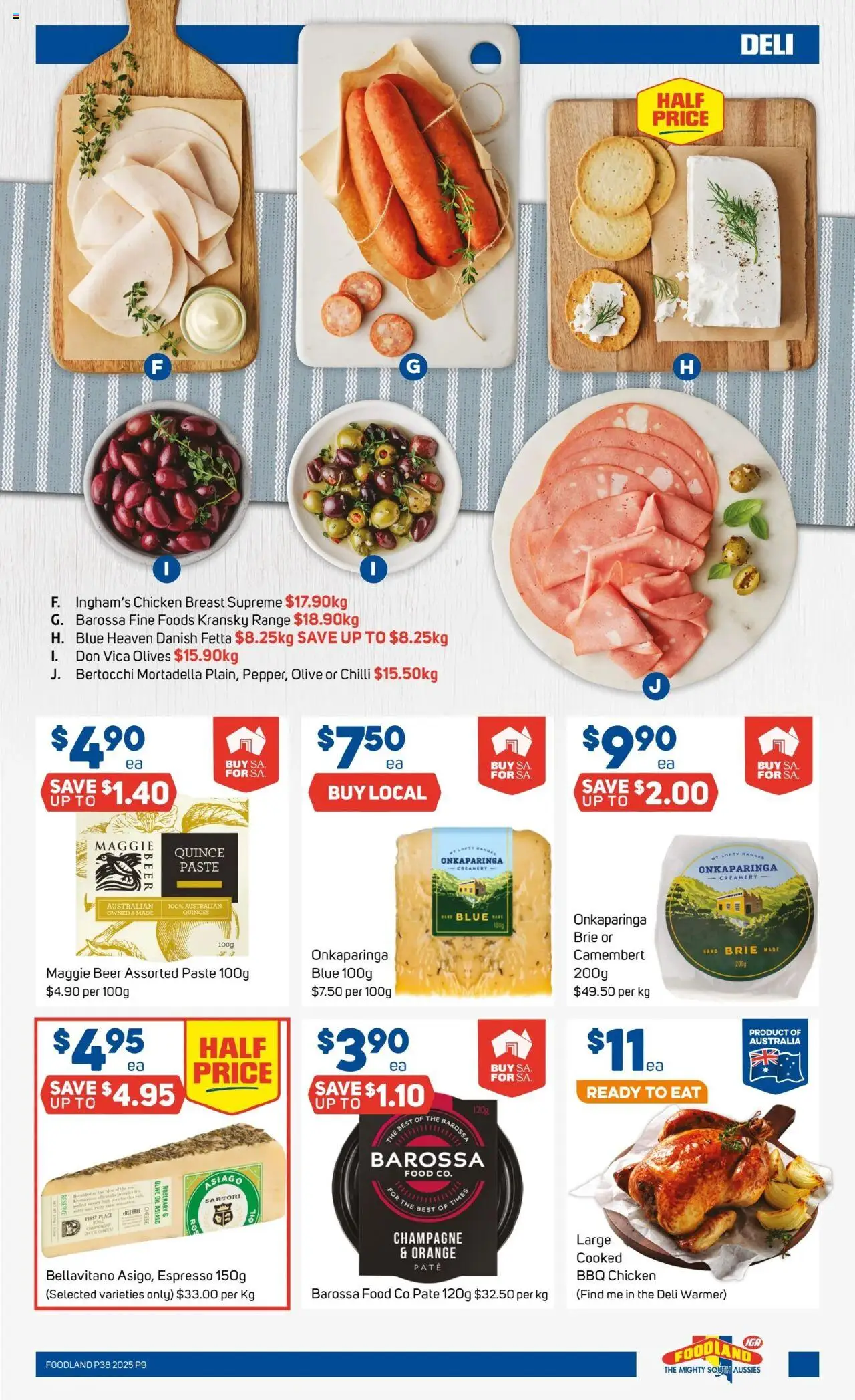 Foodland catalogue - valid from 17.09.2025 | Page: 9 | Products: Beer, Chicken, Olives, Olive oil