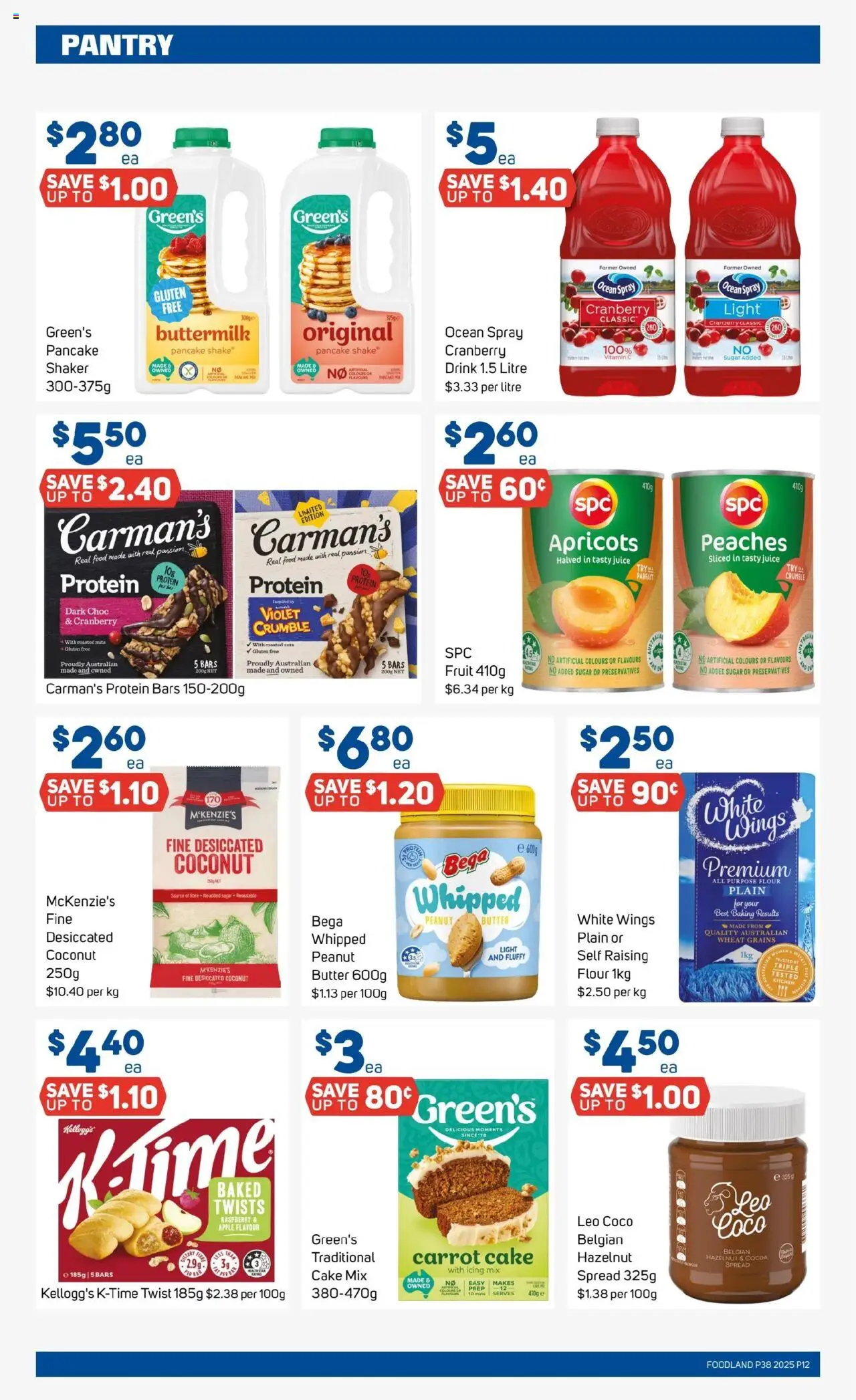Foodland catalogue - valid from 17.09.2025 | Page: 12 | Products: Light, Butter, Flour, Sugar