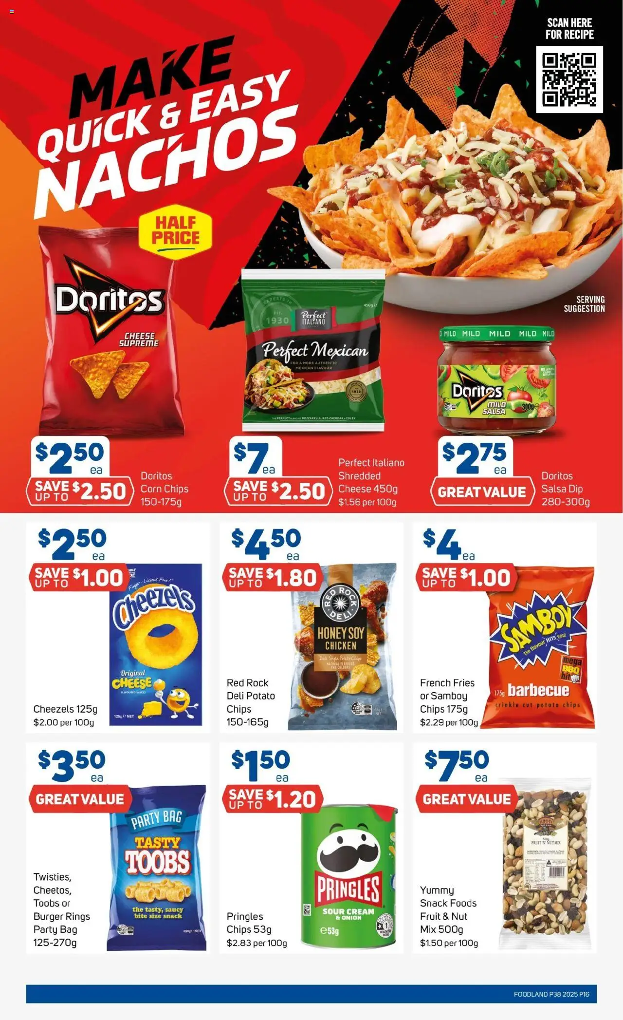 Foodland catalogue - valid from 17.09.2025 | Page: 16 | Products: Cheese, Cream, Salsa, Bag