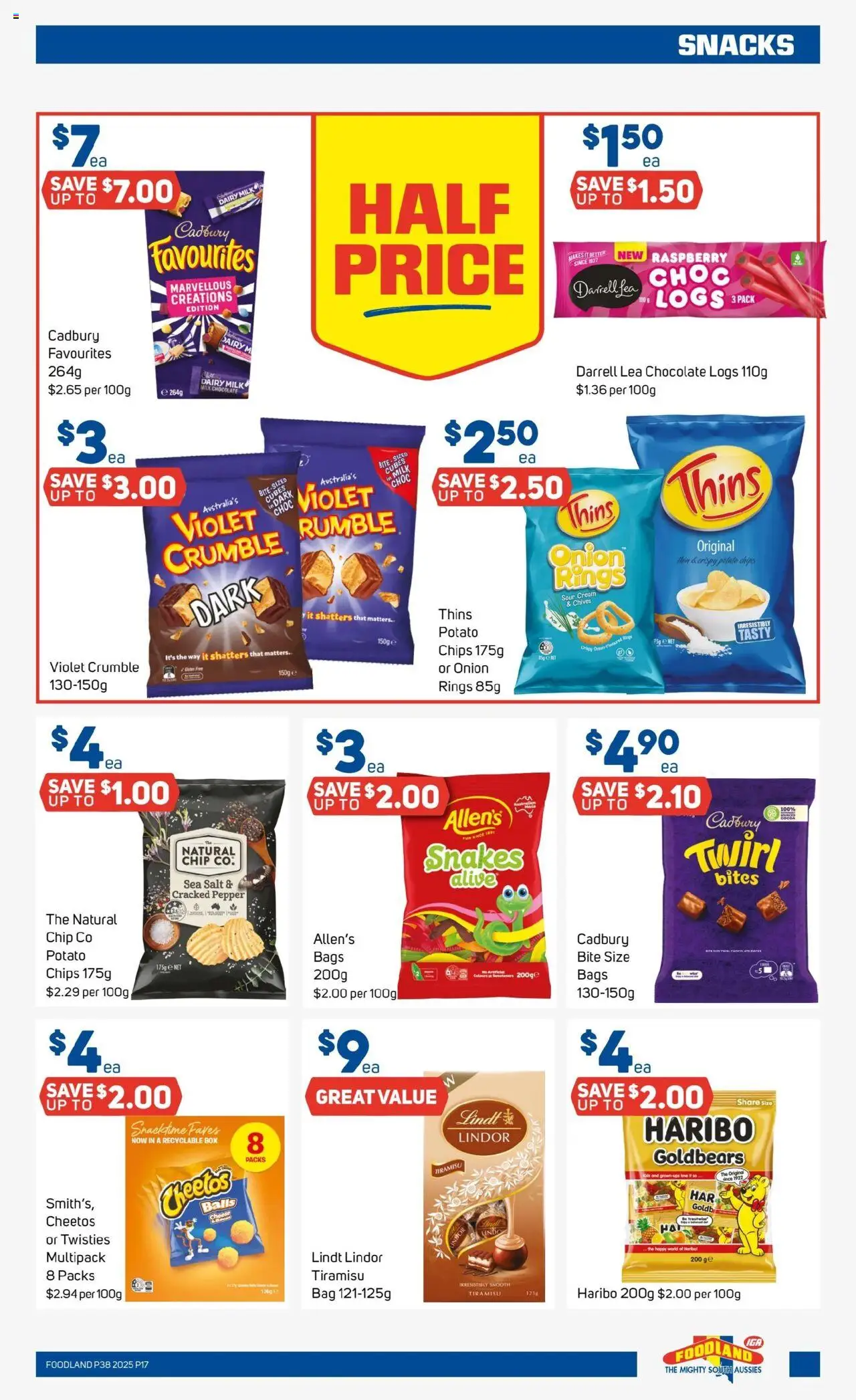 Foodland catalogue - valid from 17.09.2025 | Page: 17 | Products: Chocolate, Salt, Raspberry, Bag