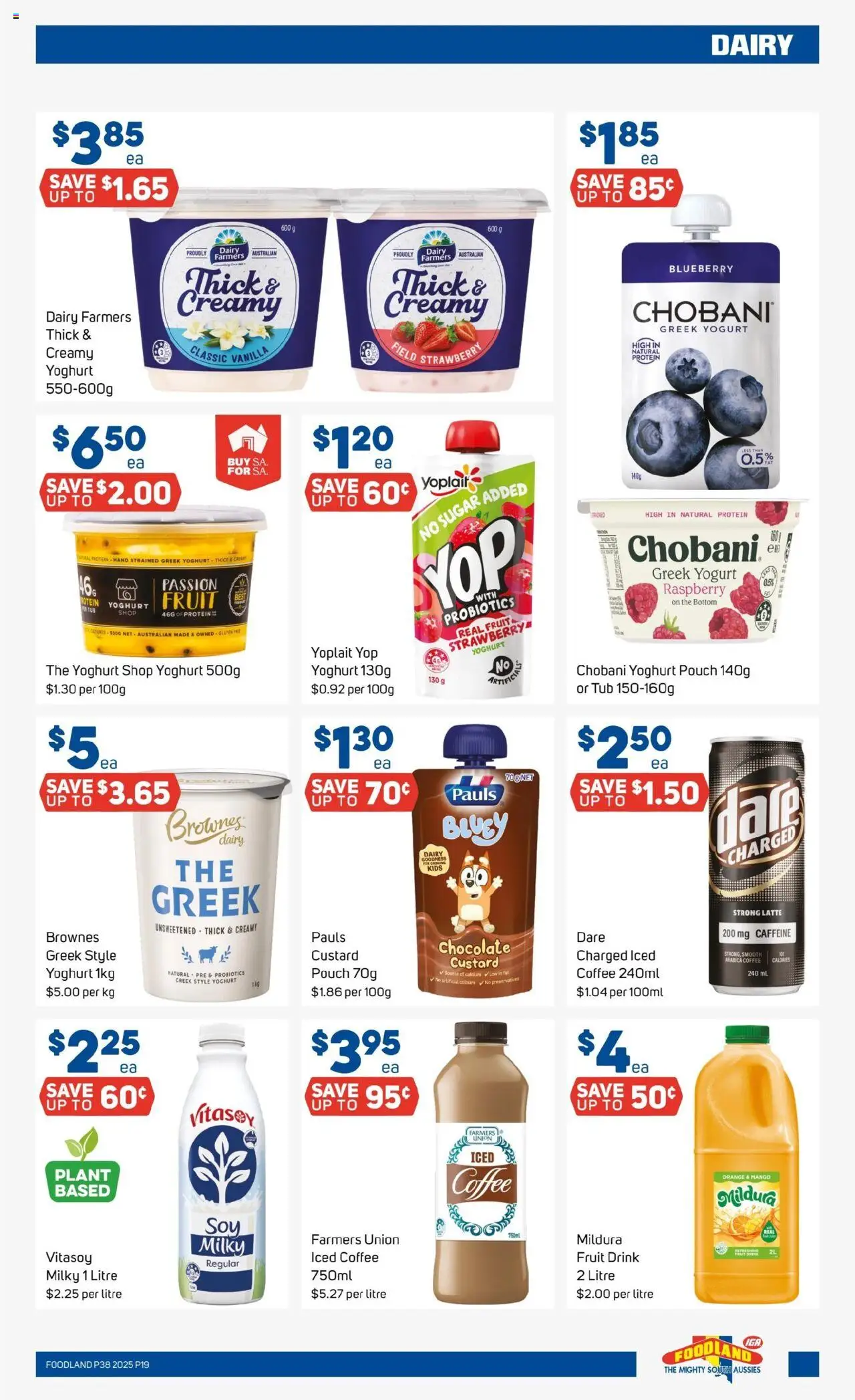 Foodland catalogue - valid from 17.09.2025 | Page: 19 | Products: Plant, Yoghurt, Coffee, Mango