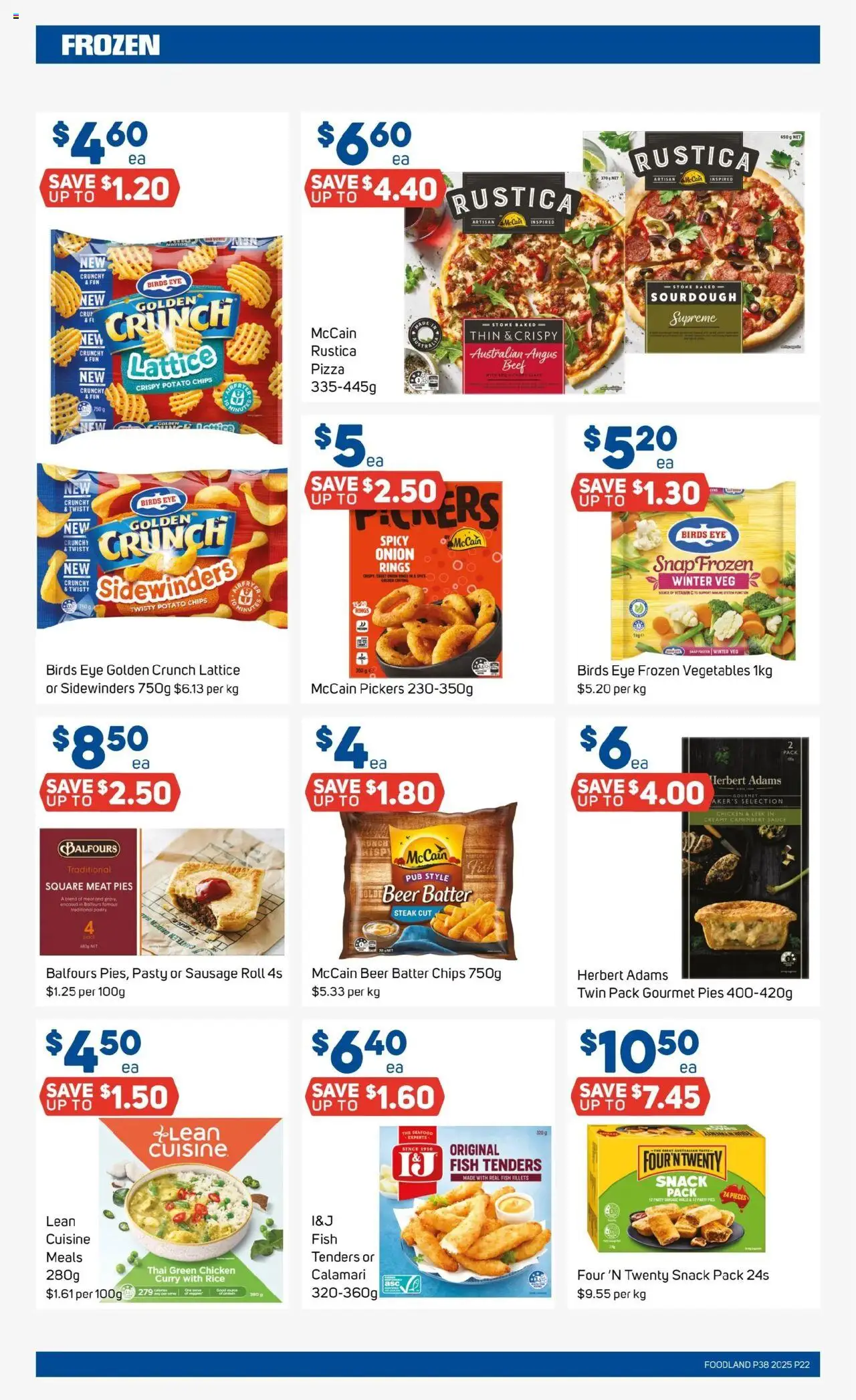 Foodland catalogue - valid from 17.09.2025 | Page: 22 | Products: Rice, Meat, Pastry, Vegetables