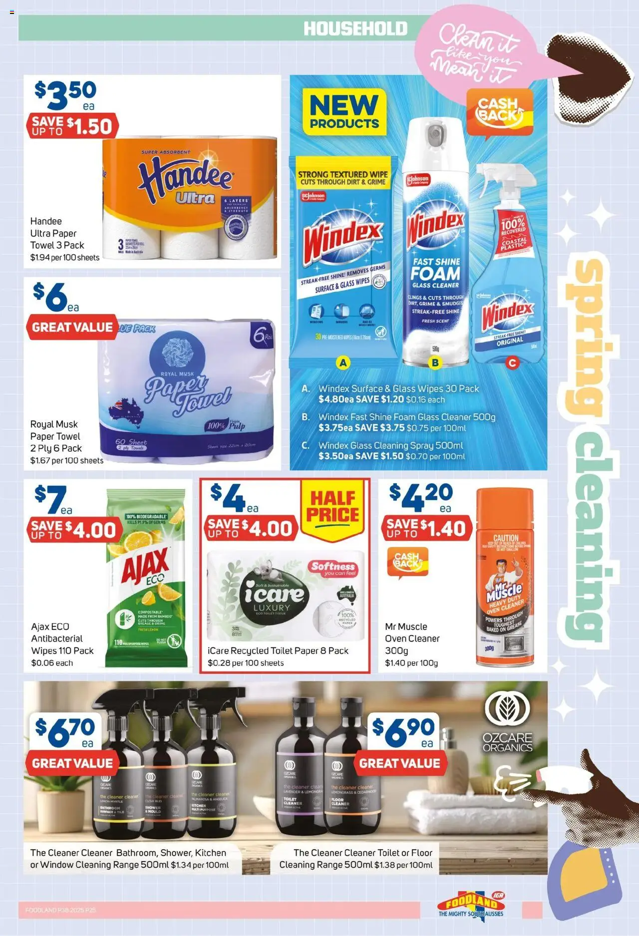 Foodland catalogue - valid from 17.09.2025 | Page: 25 | Products: Household, Window, Sustainable, Lemon