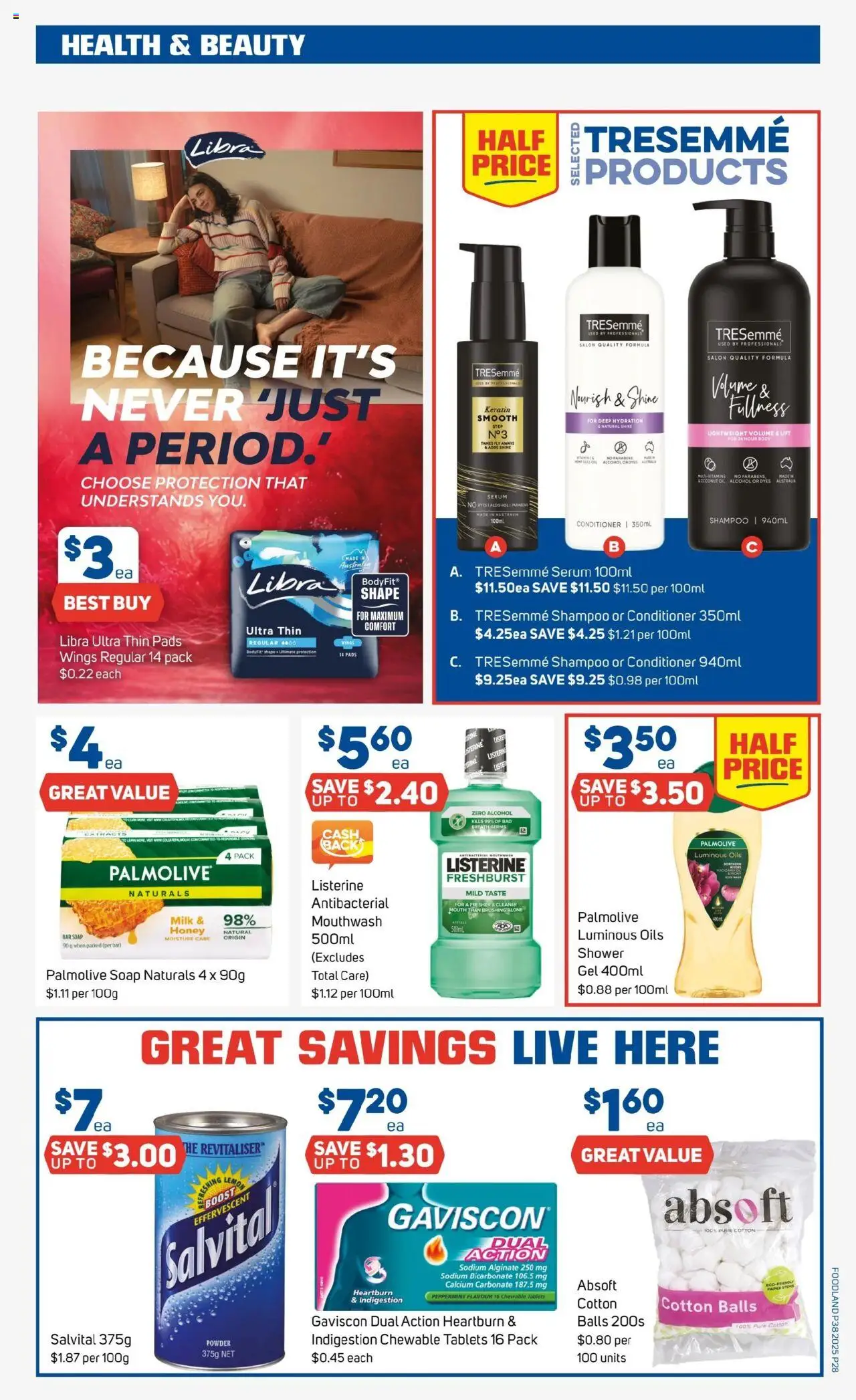 Foodland catalogue - valid from 17.09.2025 | Page: 28 | Products: Honey, Soap, Mouthwash, Tablets