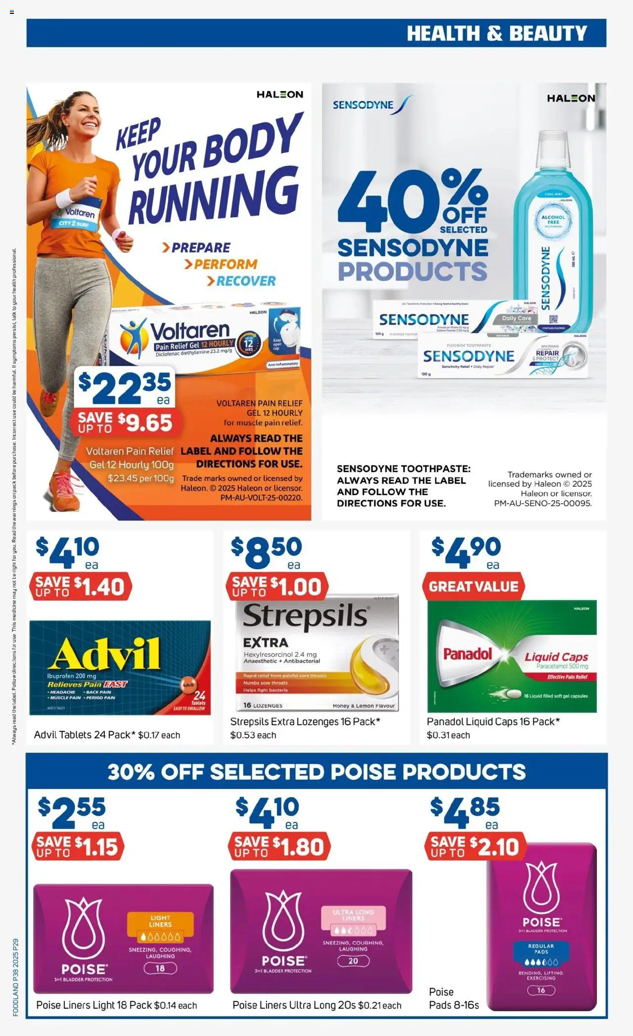 Foodland catalogue - valid from 17.09.2025 | Page: 29 | Products: Honey, Toothpaste, Lemon, Pain relief