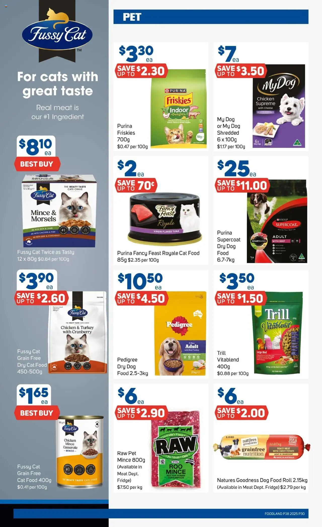 Foodland catalogue - valid from 17.09.2025 | Page: 30 | Products: Lamb, Dog food, Turkey, Fridge