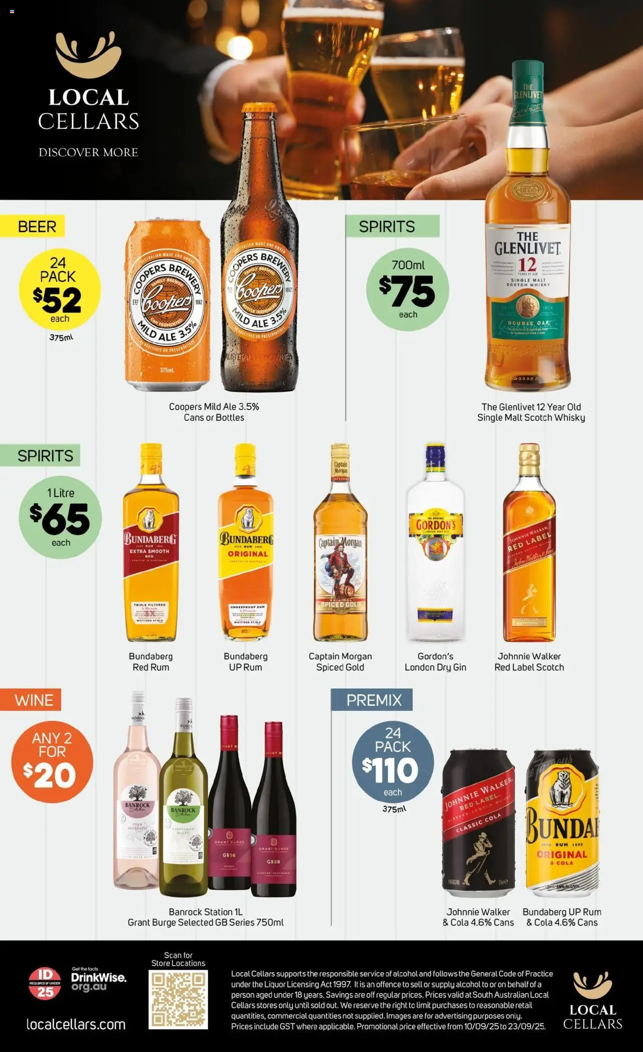Foodland catalogue - valid from 17.09.2025 | Page: 31 | Products: Wine, Gin, Rum, Scotch