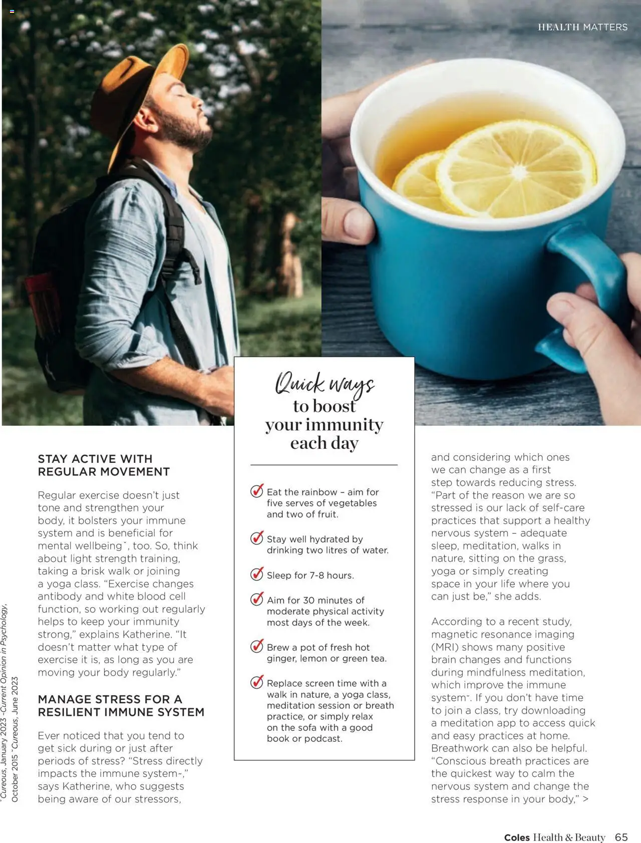 Coles catalogue - valid from 07.04.2025 | Page: 65 | Products: Light, Vegetables, Lemon, Screen