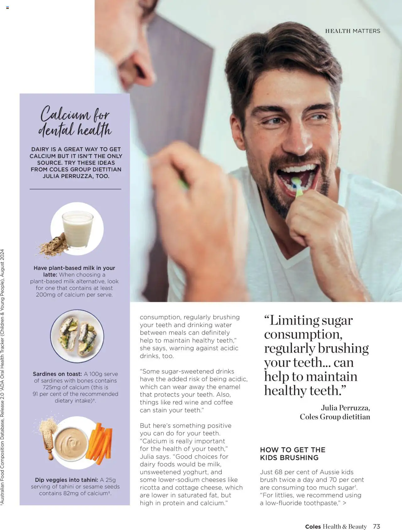 Coles catalogue - valid from 07.04.2025 | Page: 73 | Products: Brush, Coffee, Seeds, Sardines