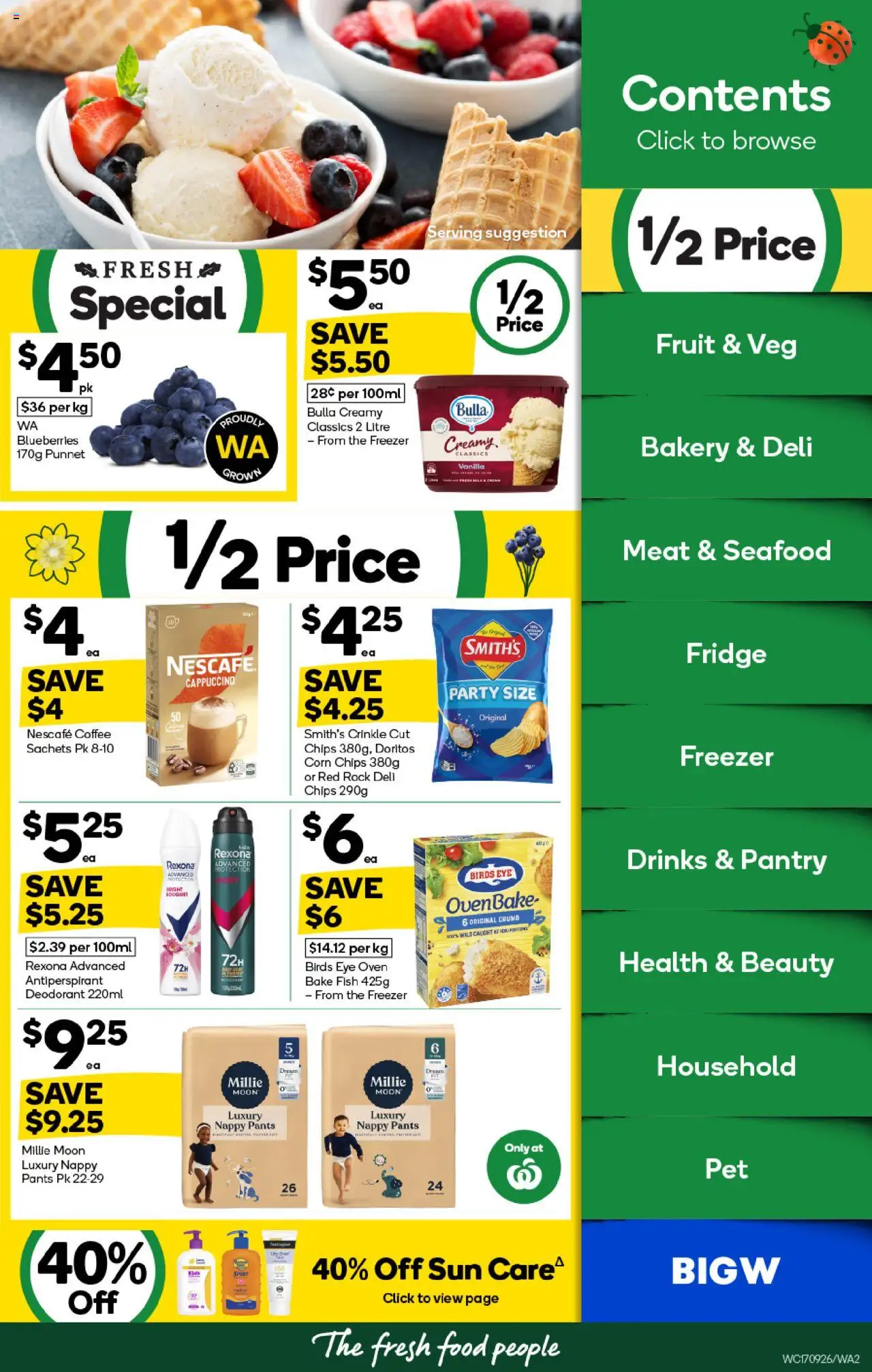 Woolworths catalogue - valid from 17.09.2025 | Page: 2 | Products: Fish, Pants, Seafood, Nescafe