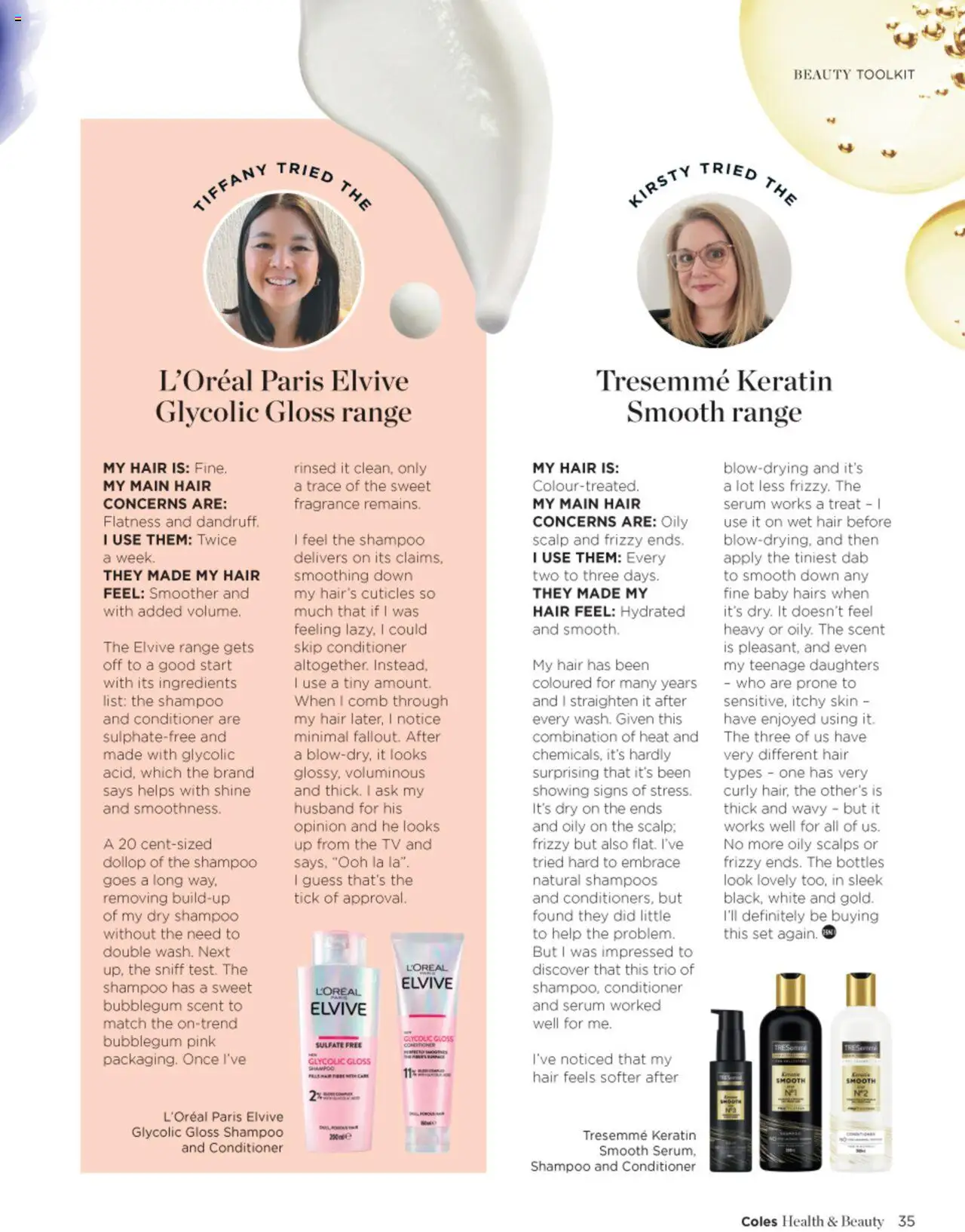Coles catalogue - valid from 30.06.2025 | Page: 35 | Products: Fragrance, Shampoo, Conditioner, Curly