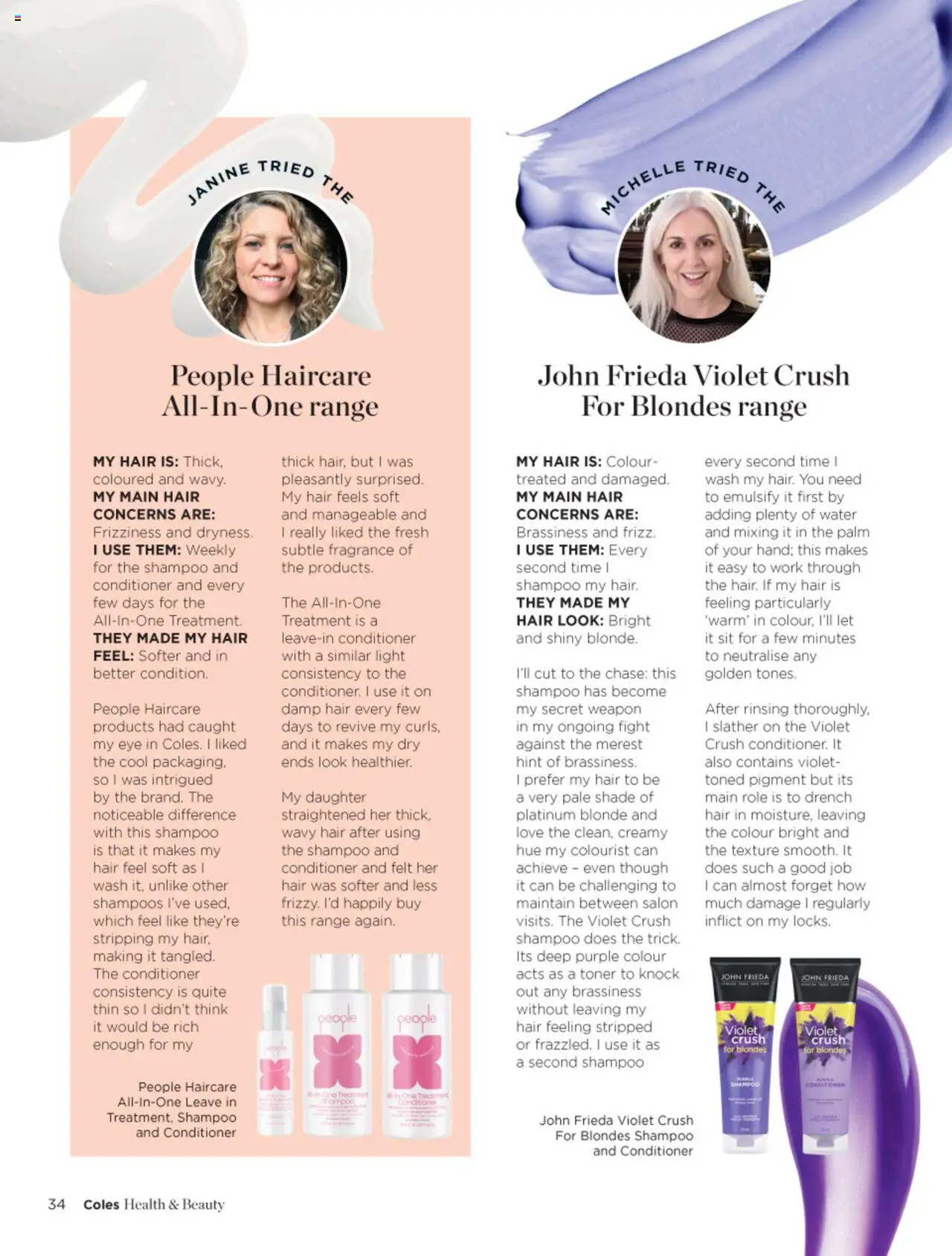Coles catalogue - valid from 30.06.2025 | Page: 34 | Products: Fragrance, Shampoo, Conditioner, Treatment
