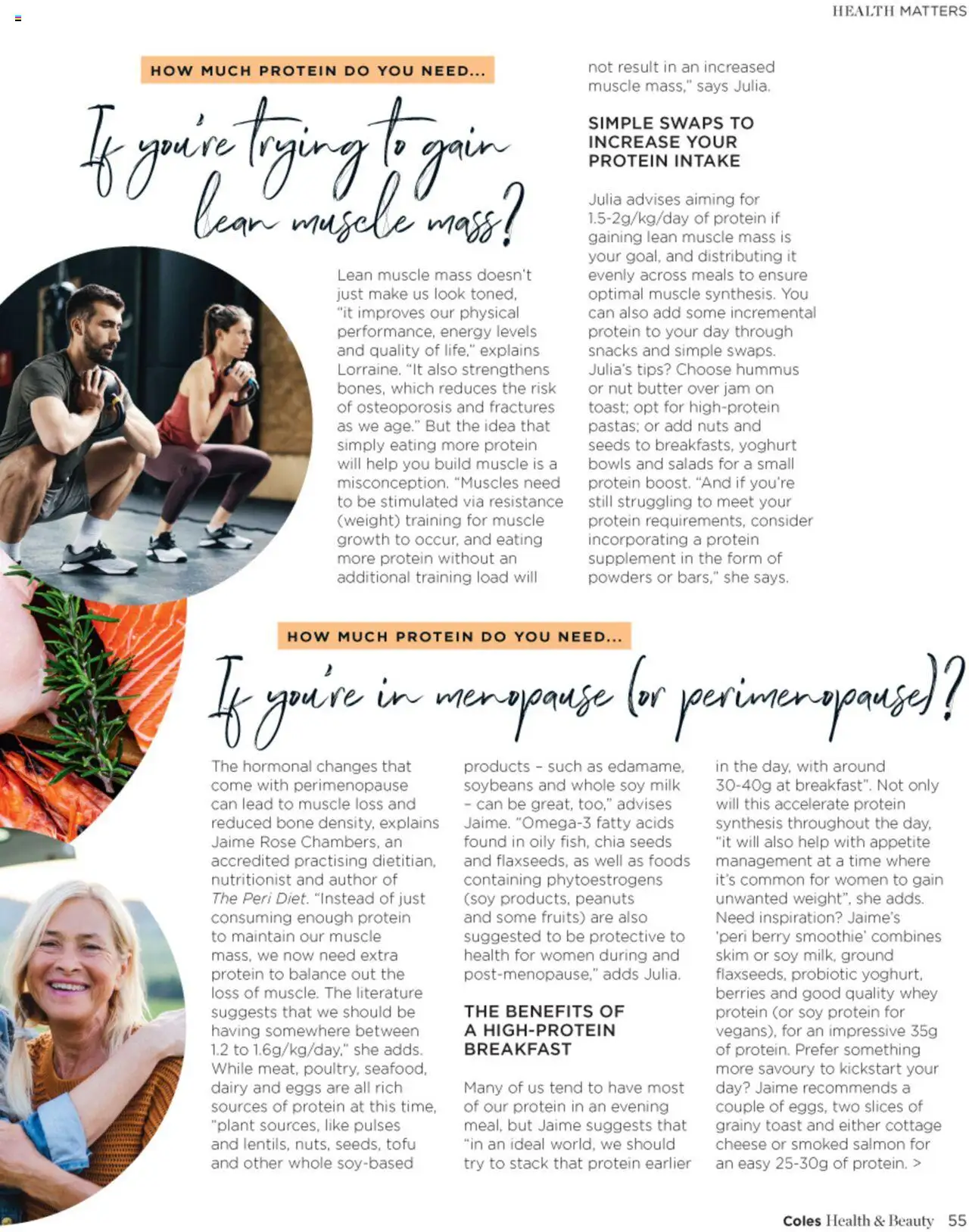 Coles catalogue - valid from 30.06.2025 | Page: 55 | Products: Dairy, Yoghurt, Hummus, Fruits