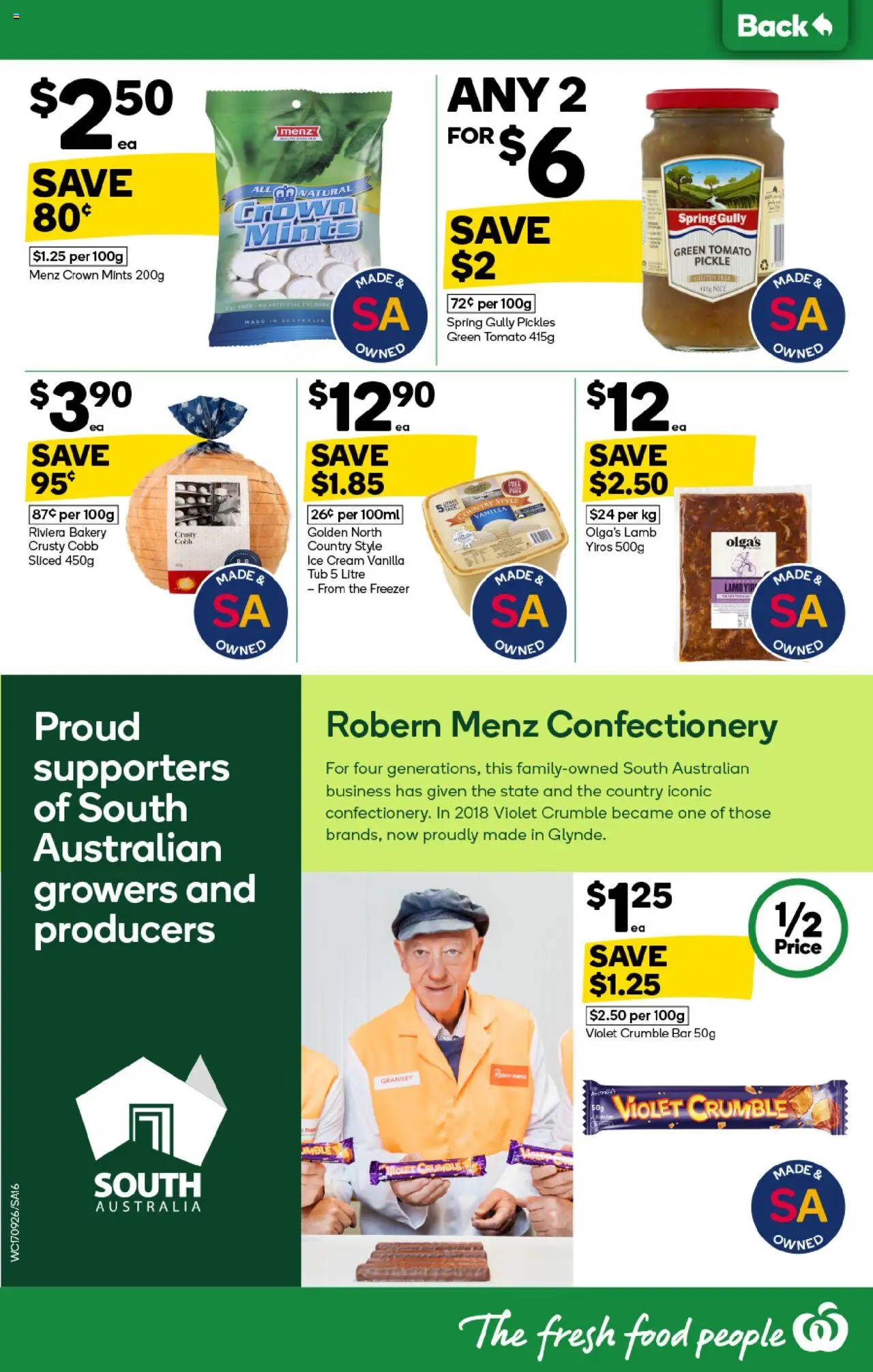 Woolworths catalogue - valid from 17.09.2025 | Page: 16 | Products: Lamb, Cream, Ice cream, Freezer