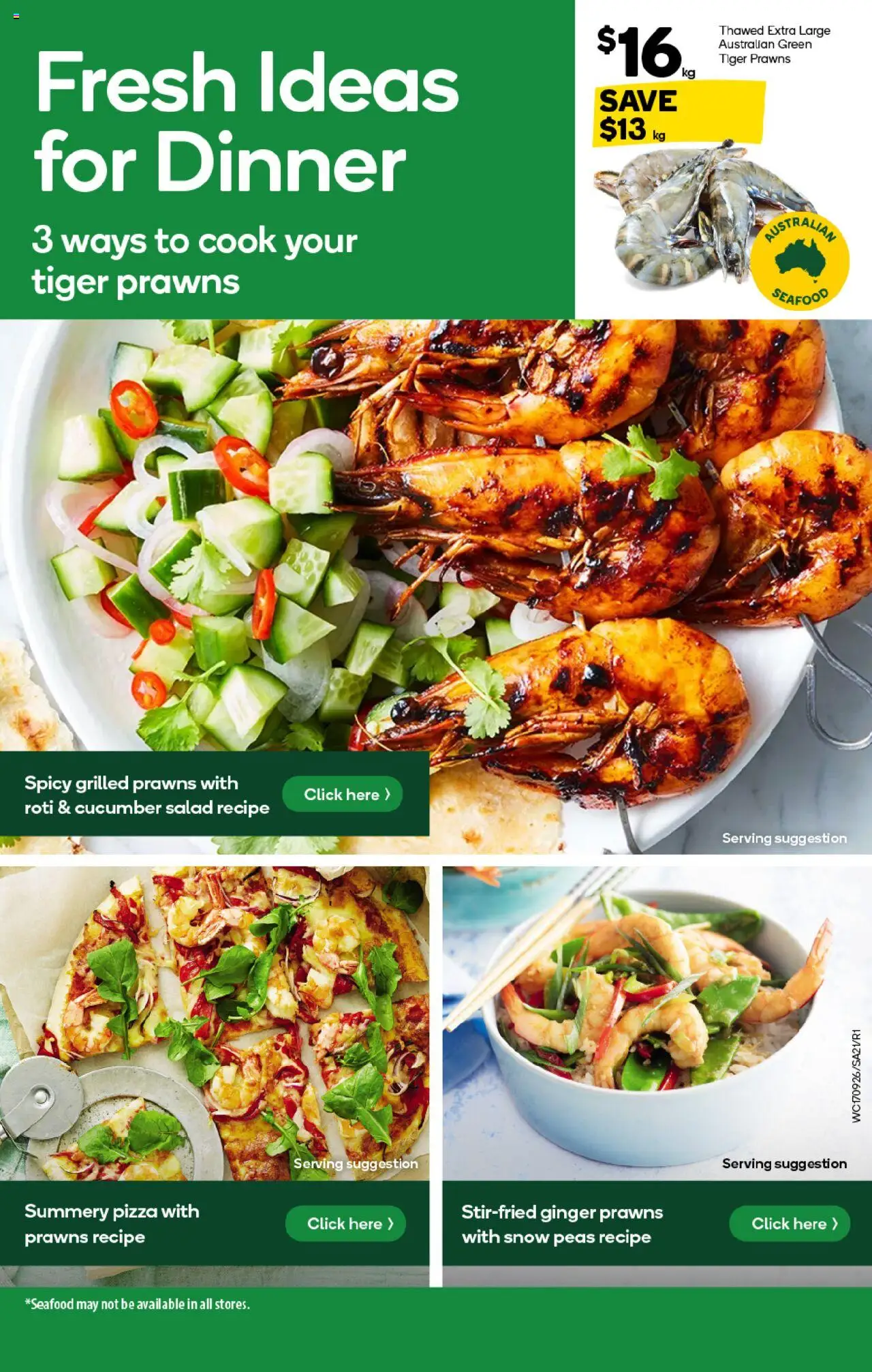 Woolworths catalogue - valid from 17.09.2025 | Page: 21 | Products: Ginger, Pizza, Salad, Seafood