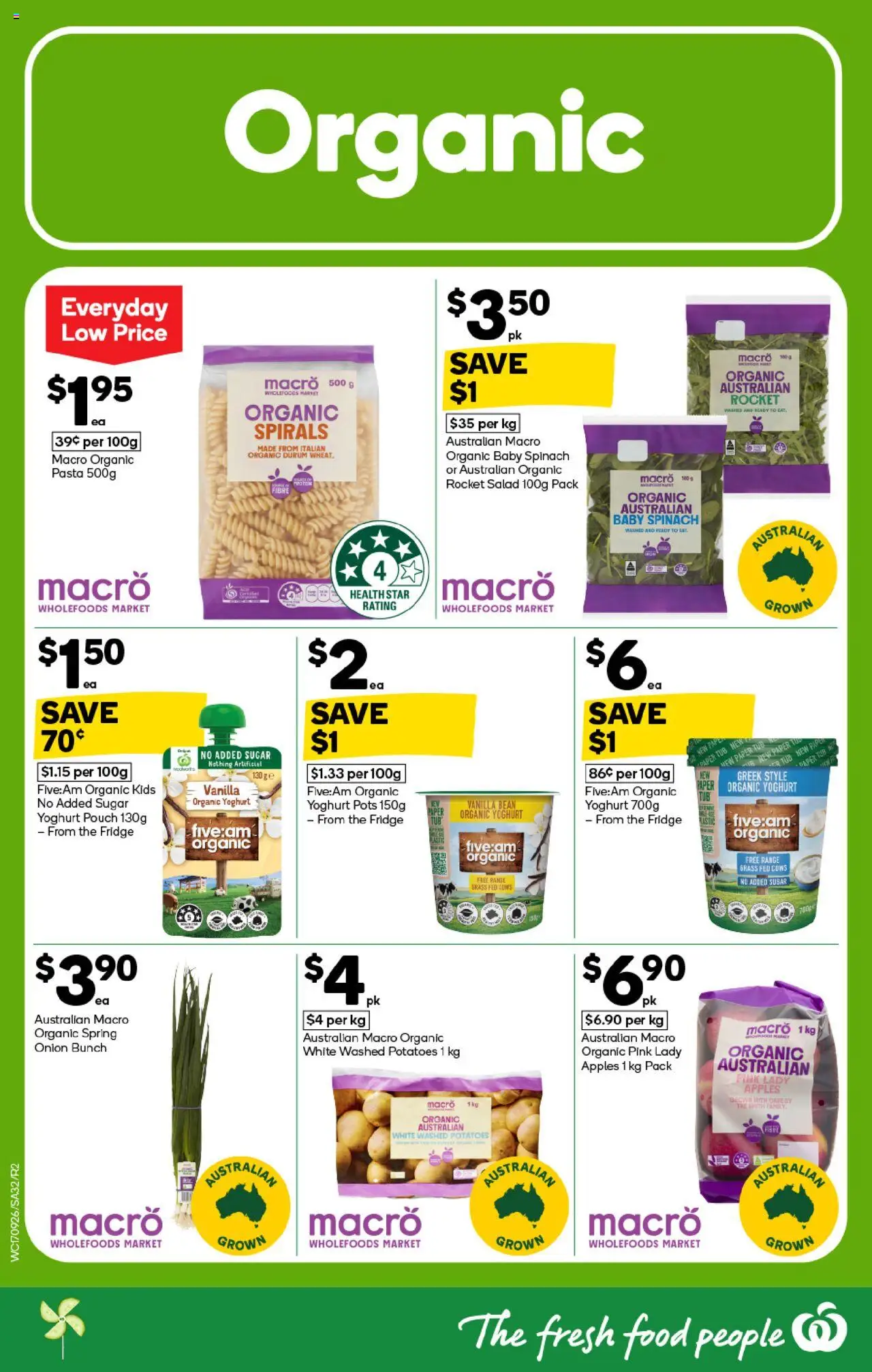 Woolworths catalogue - valid from 17.09.2025 | Page: 32 | Products: Grass, Yoghurt, Apples, Sugar