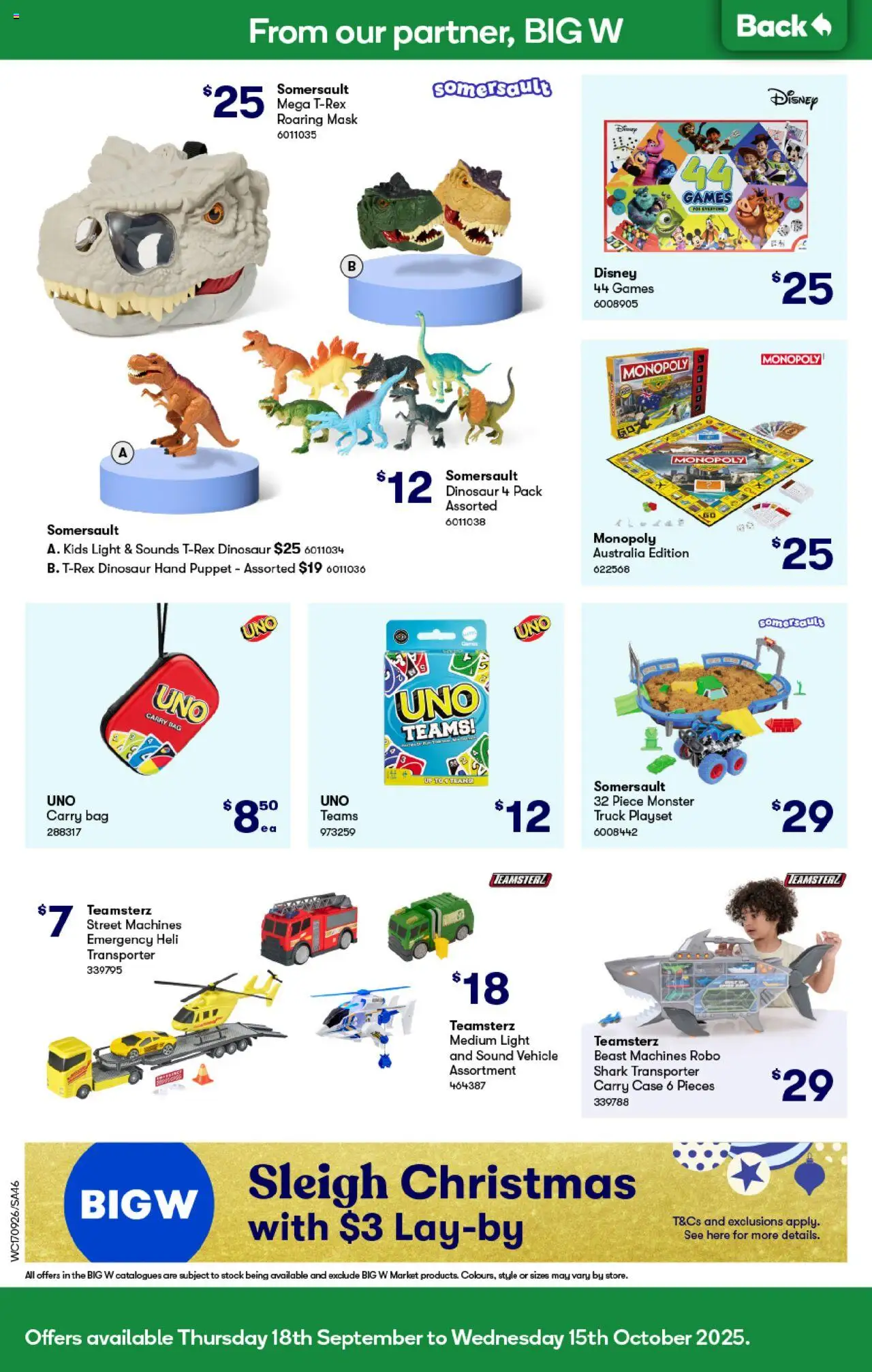 Woolworths catalogue - valid from 17.09.2025 | Page: 46 | Products: Light, Mask, Case, Bag
