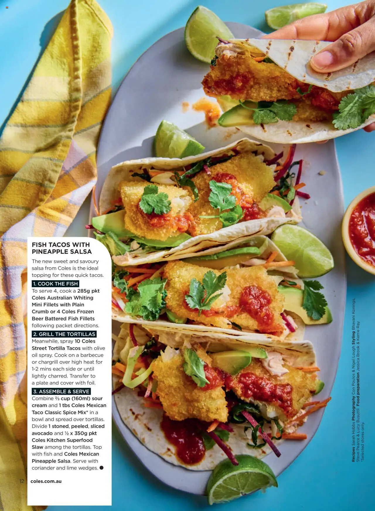 Coles catalogue - valid from 04.09.2025 | Page: 12 | Products: Fish, Cream, Lime, Grill