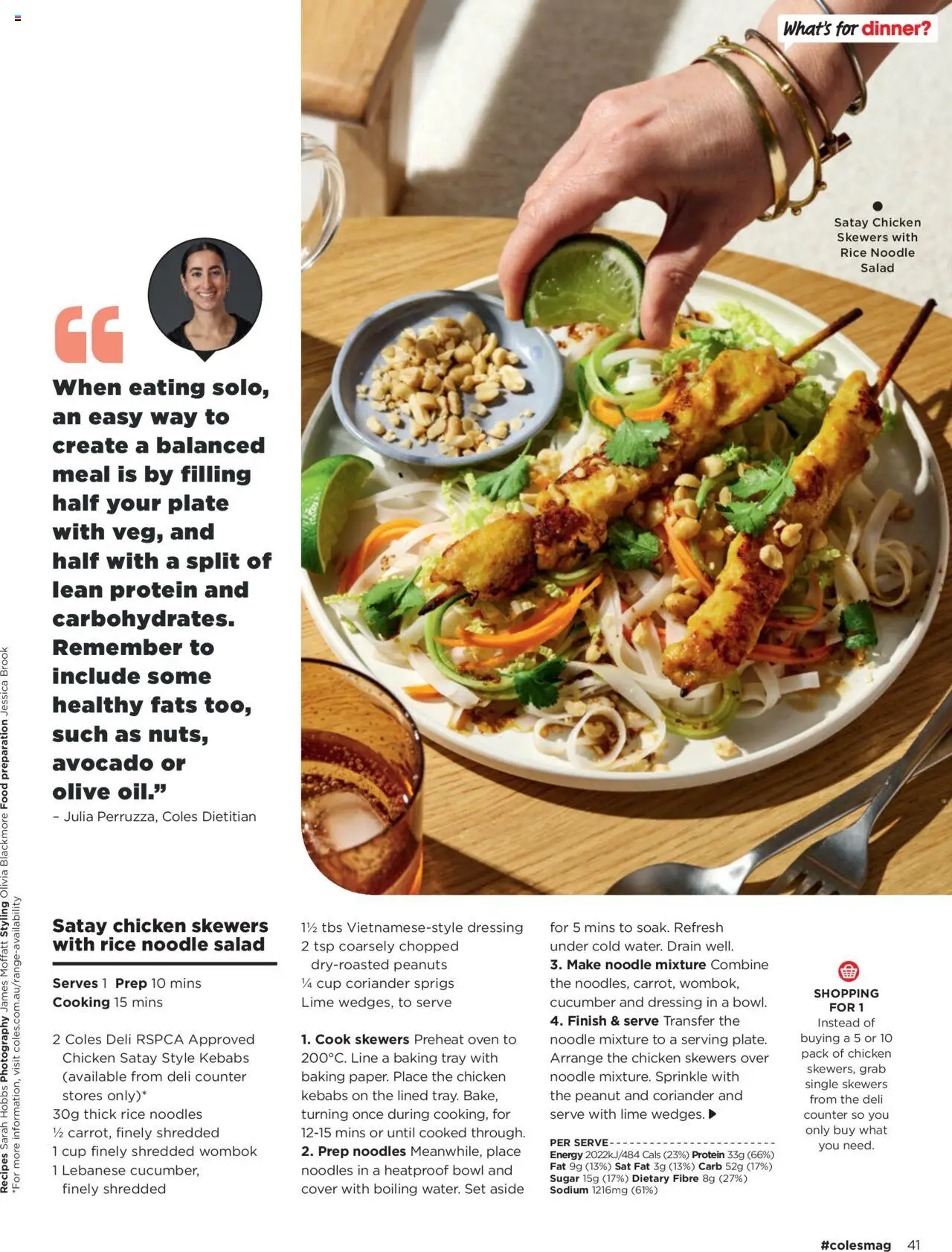 Coles catalogue - valid from 04.09.2025 | Page: 41 | Products: Chicken, Noodles, Salad, Oven