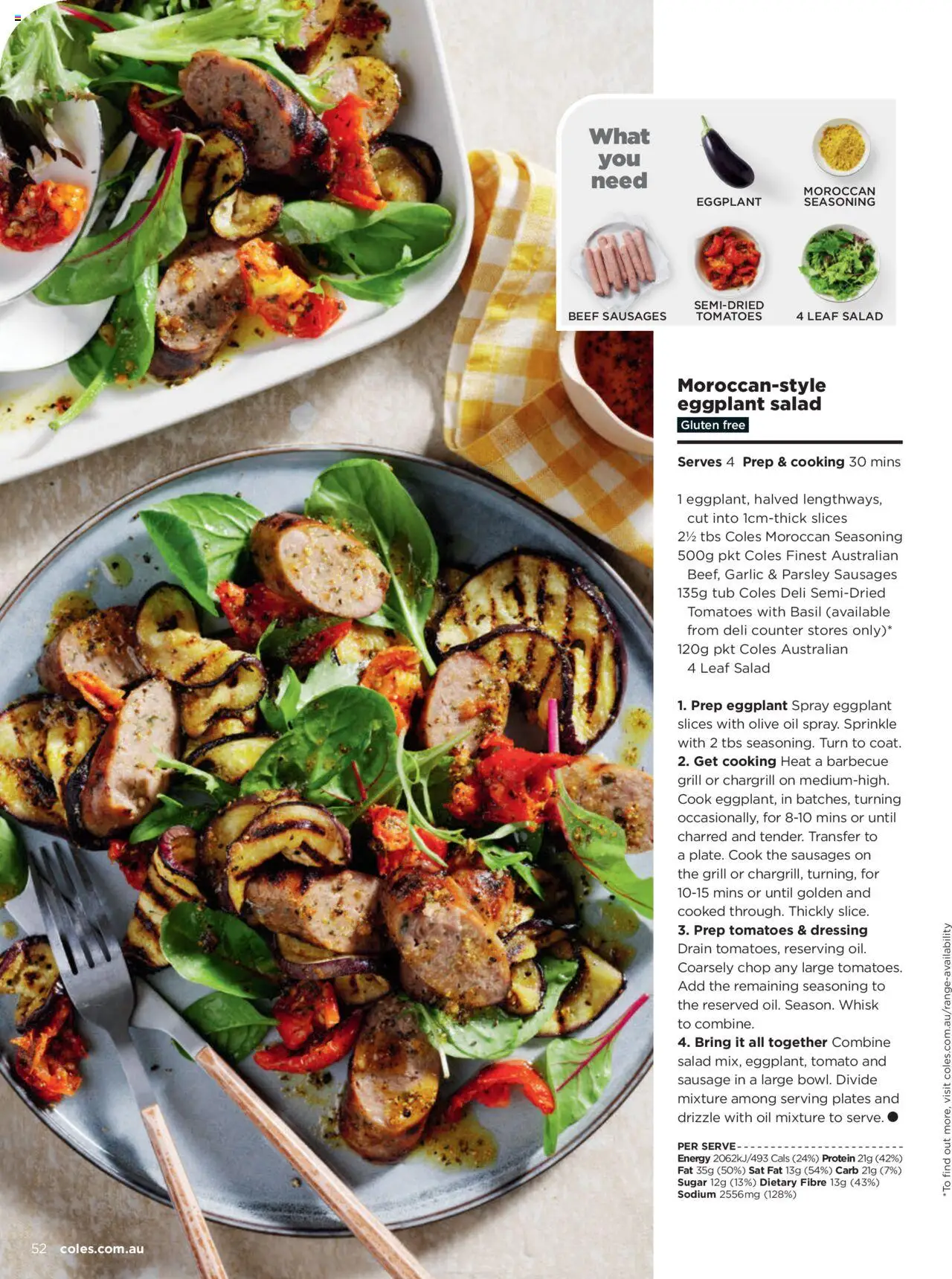 Coles catalogue - valid from 04.09.2025 | Page: 52 | Products: Beef, Sugar, Parsley, Grill