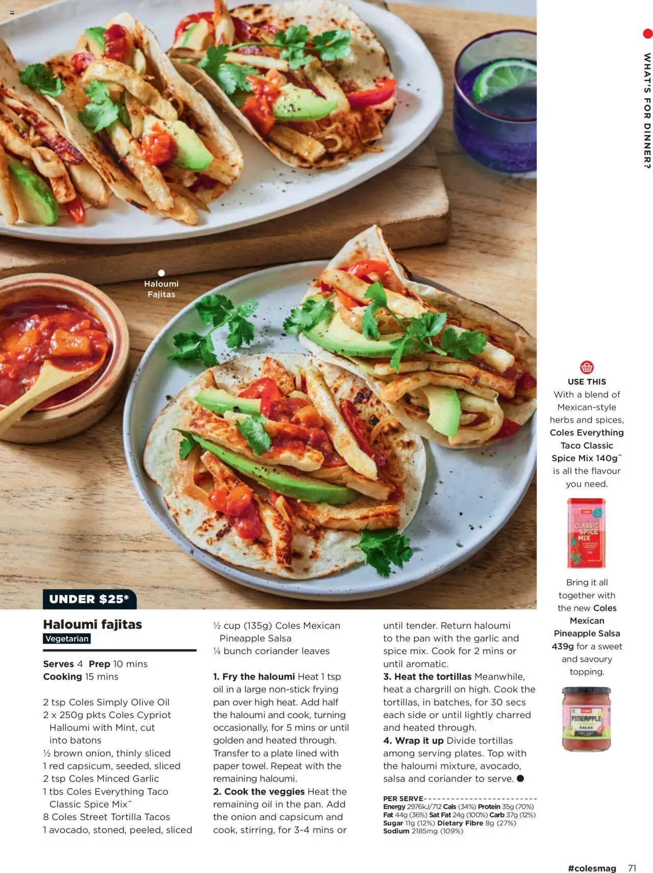 Coles catalogue - valid from 04.09.2025 | Page: 71 | Products: Capsicum, Oil, Pineapple, Olive oil