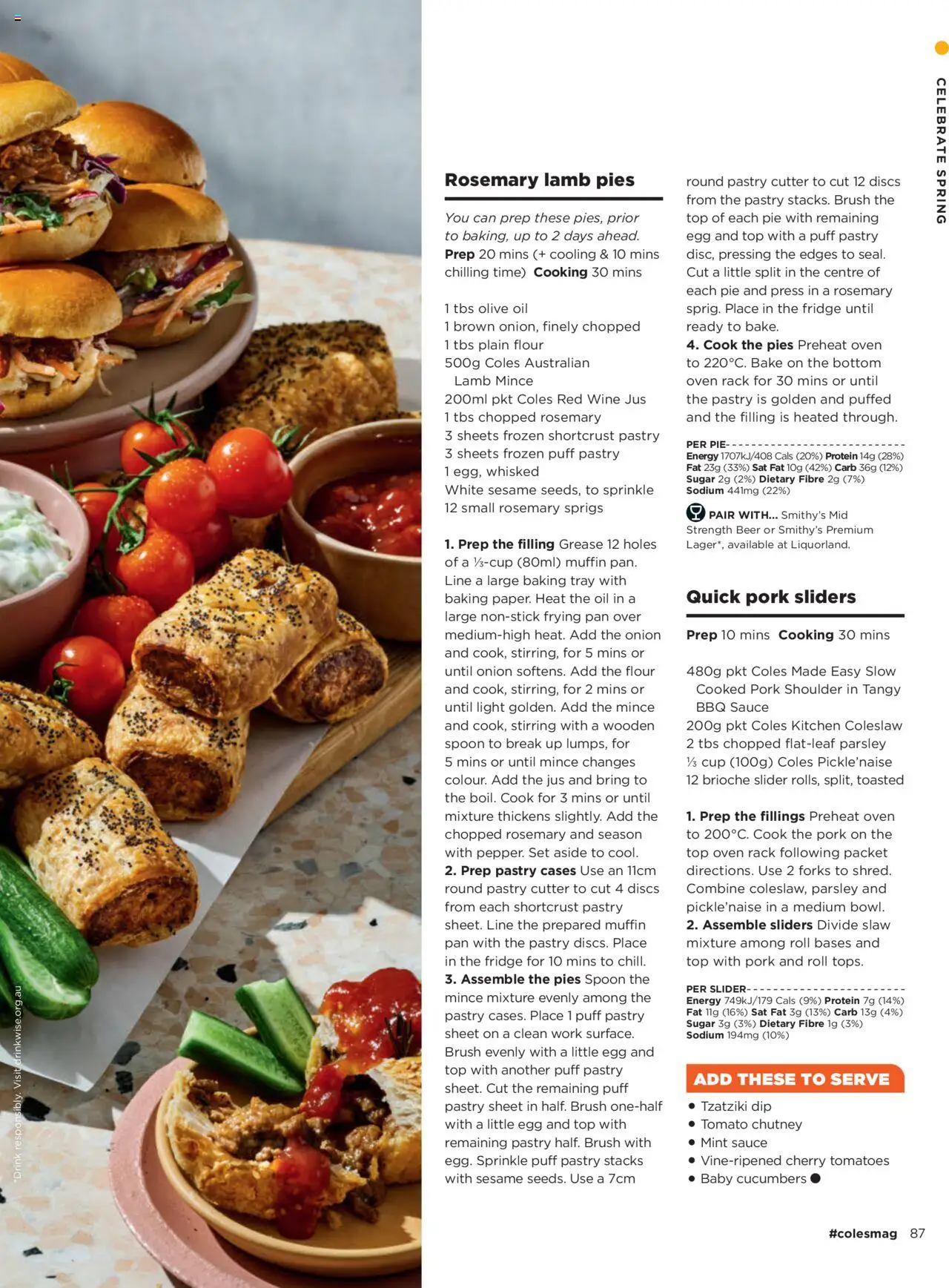 Coles catalogue - valid from 04.09.2025 | Page: 87 | Products: BBQ Sauce, Lamb, Tomatoes, Oven
