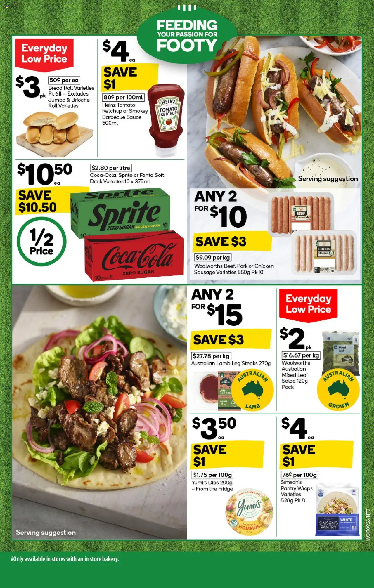 Woolworths catalogue - valid from 17.09.2025 | Page: 7 | Products: Lamb, Beef, Steak, Sugar