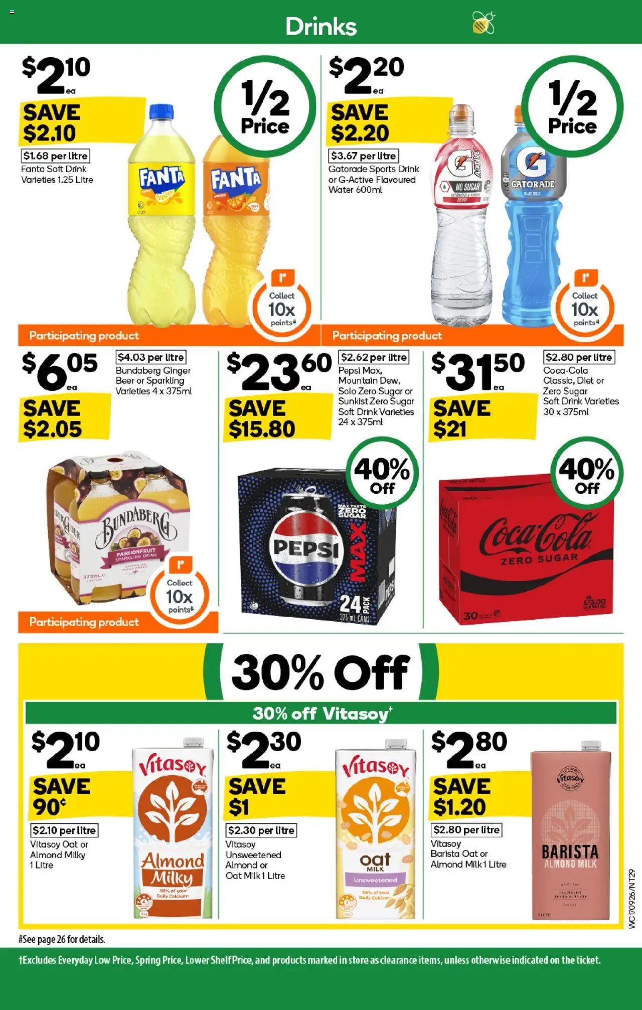 Woolworths catalogue - valid from 17.09.2025 | Page: 27 | Products: Milk, Ginger, Beer, Water